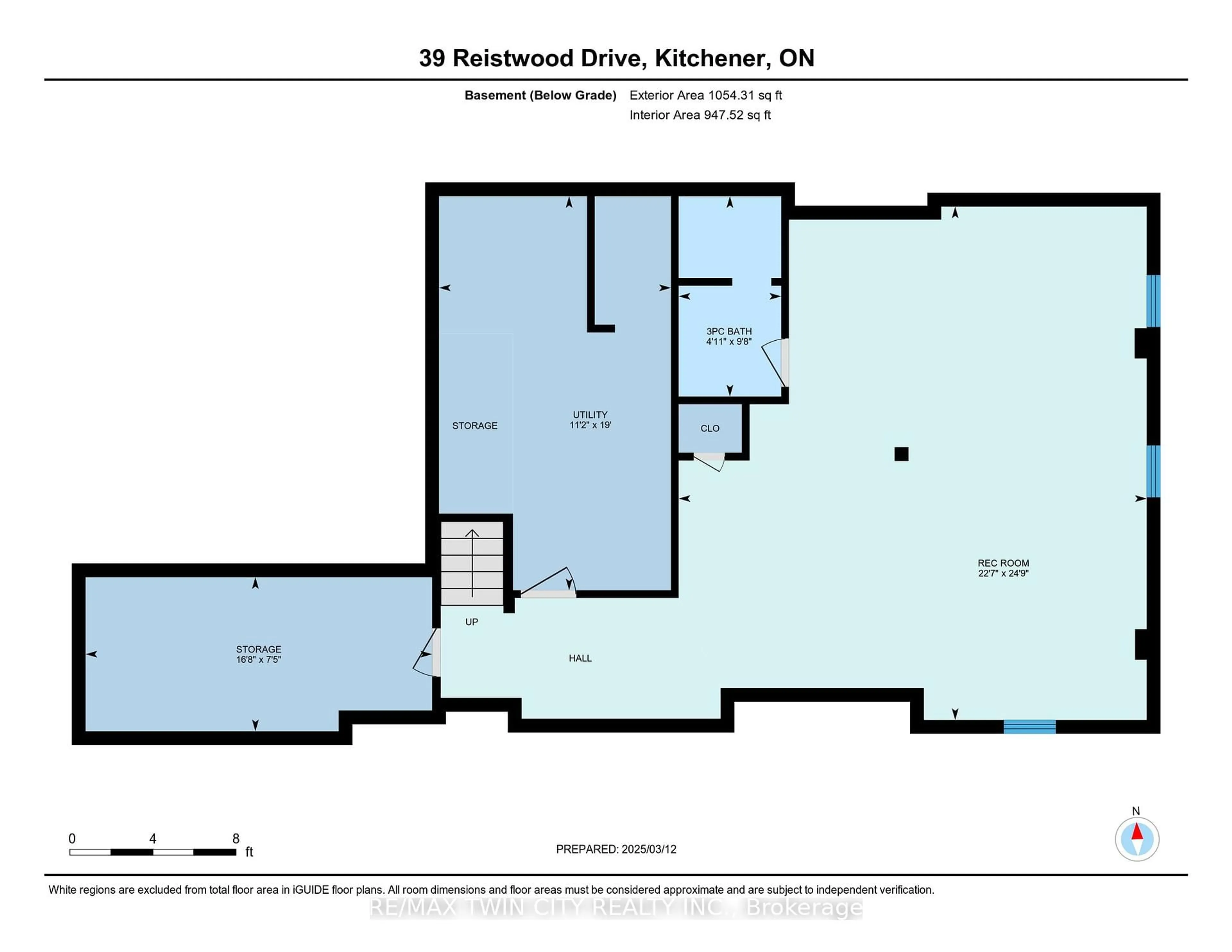 Floor plan for 39 Reistwood Dr, Kitchener Ontario N2R 0N8