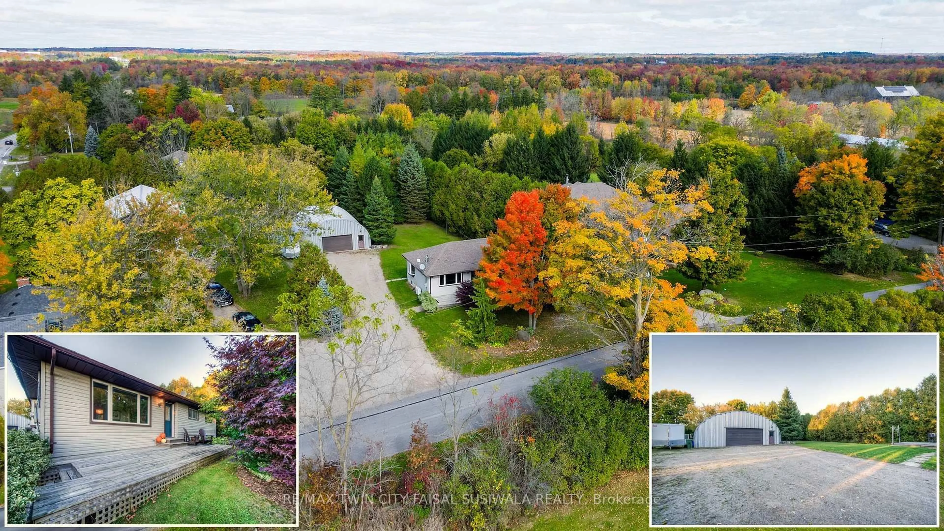 A pic from outside/outdoor area/front of a property/back of a property/a pic from drone, water/lake/river/ocean view for 1855 Concession 8 Rd, Hamilton Ontario N1R 5S2