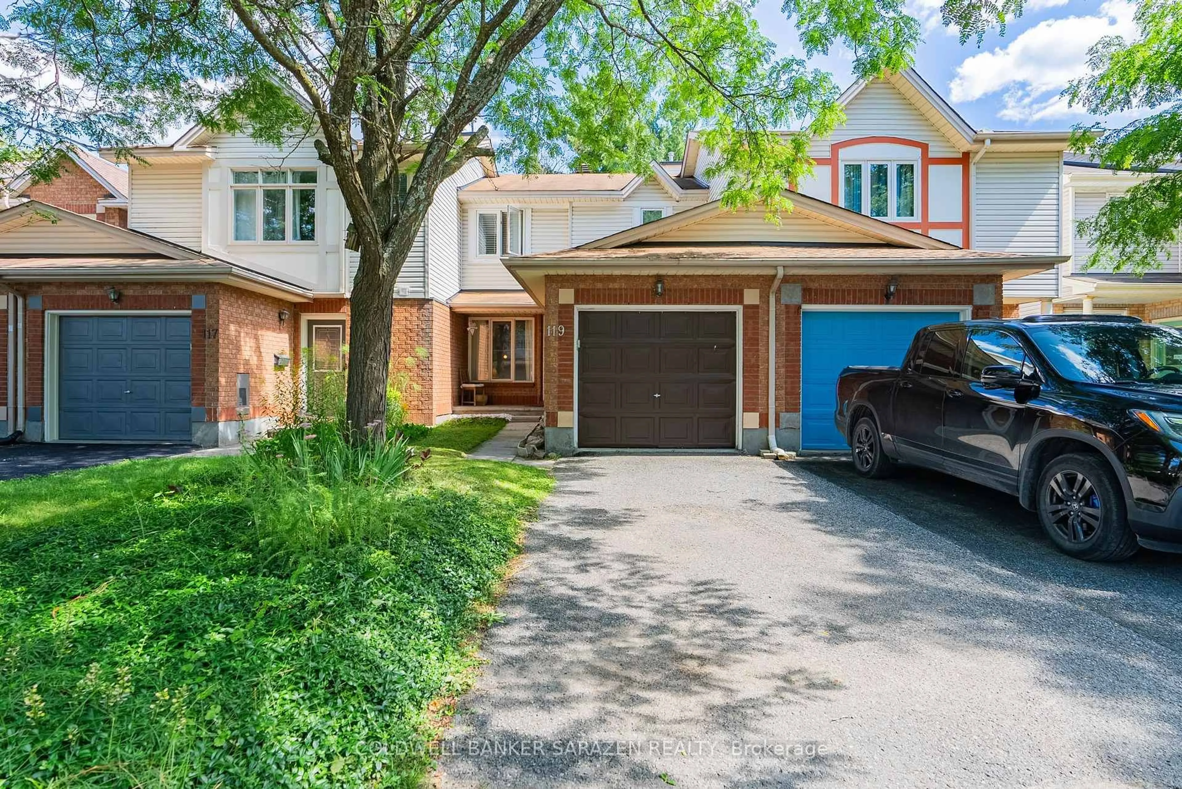 Home with brick exterior material, street for 119 BANCHORY Cres, Ottawa Ontario K2K 2V5