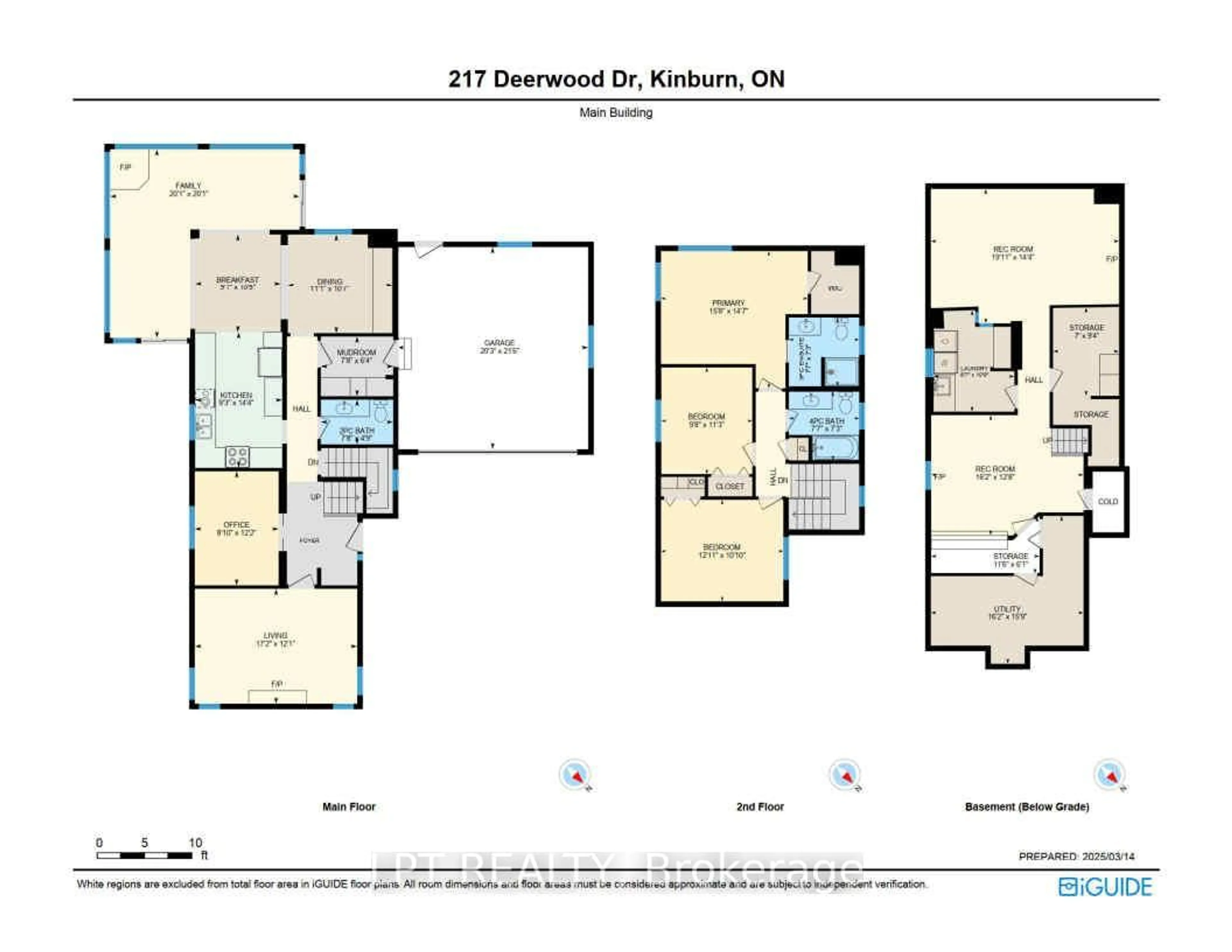 Floor plan for 217 Deerwood Dr, Kinburn Ontario K0A 2H0