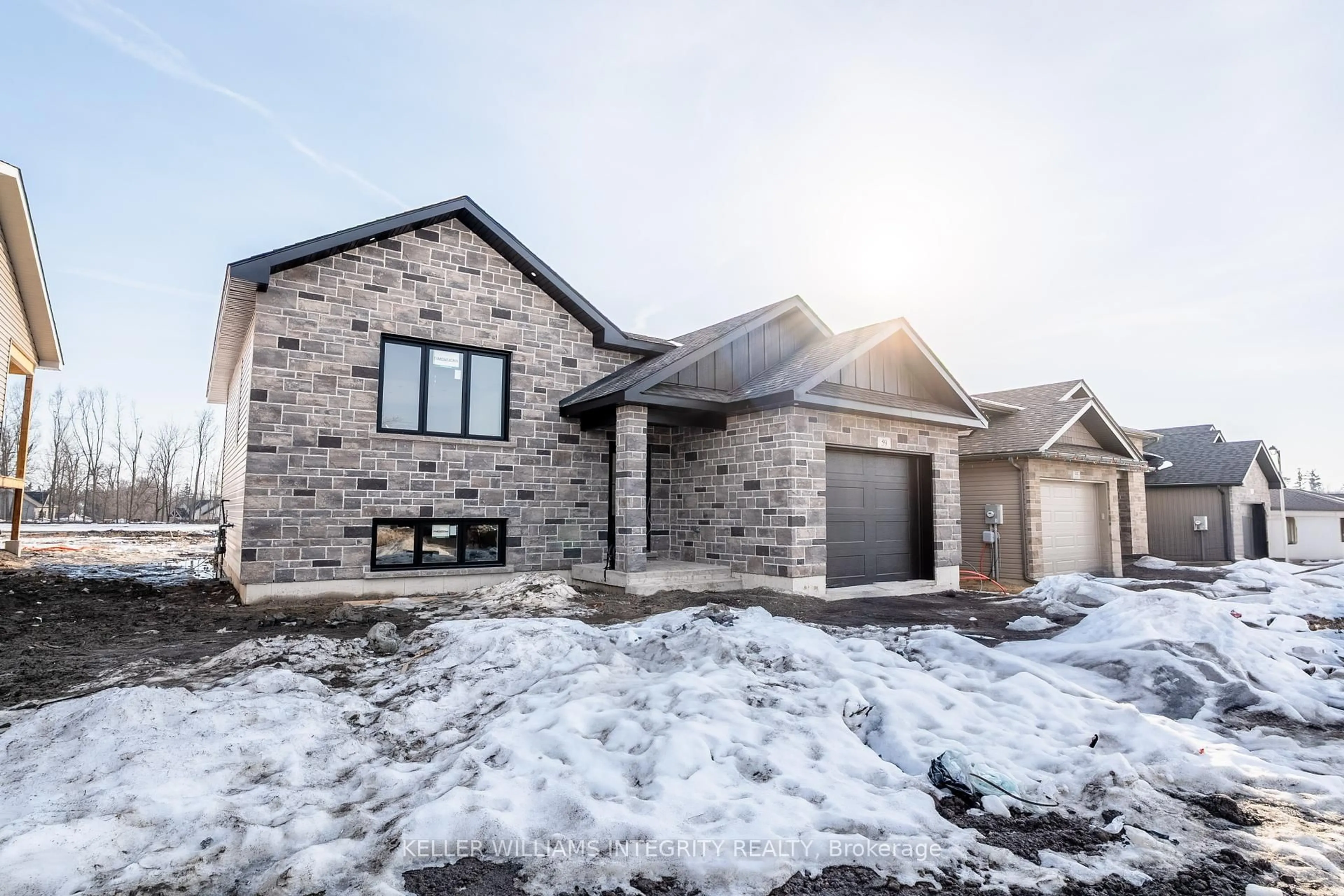 Home with brick exterior material, street for 59 Forrester Way, South Stormont Ontario K0C 1P0