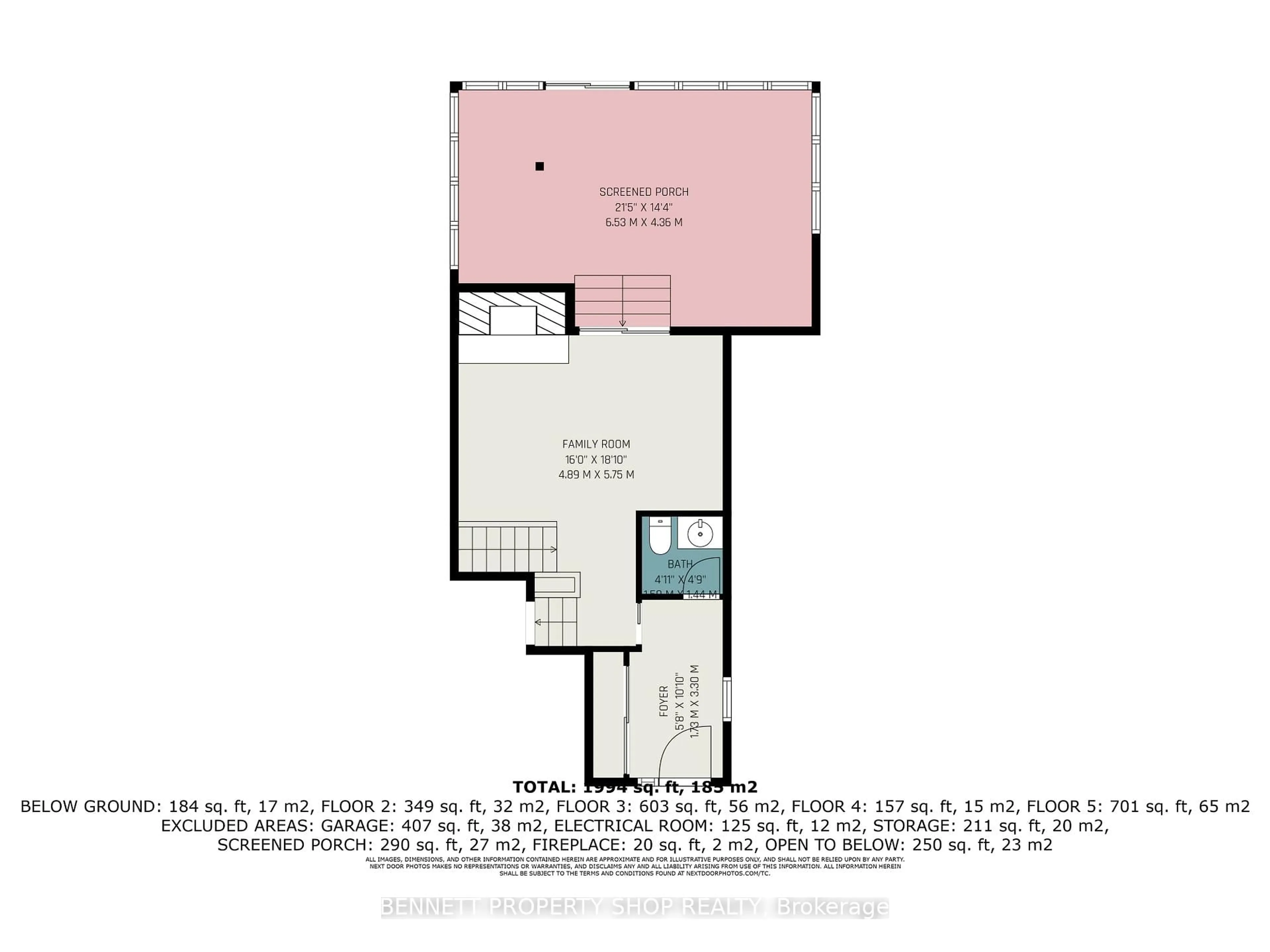 Floor plan for 32 Waterview Crt, Billings Bridge - Riverside Park and Area Ontario K1V 0H5