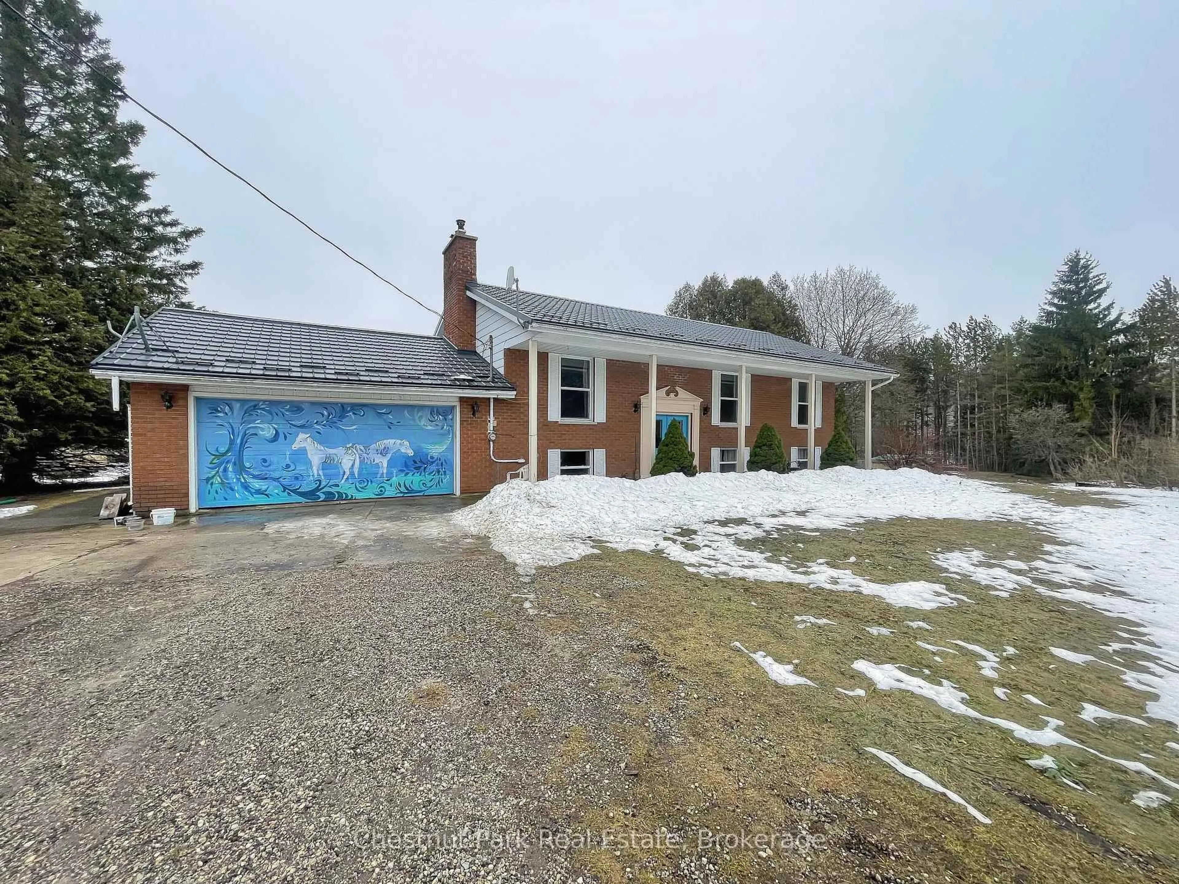 A pic from outside/outdoor area/front of a property/back of a property/a pic from drone, unknown for 542310 Concession 14 NDR, West Grey Ontario N0G 1R0