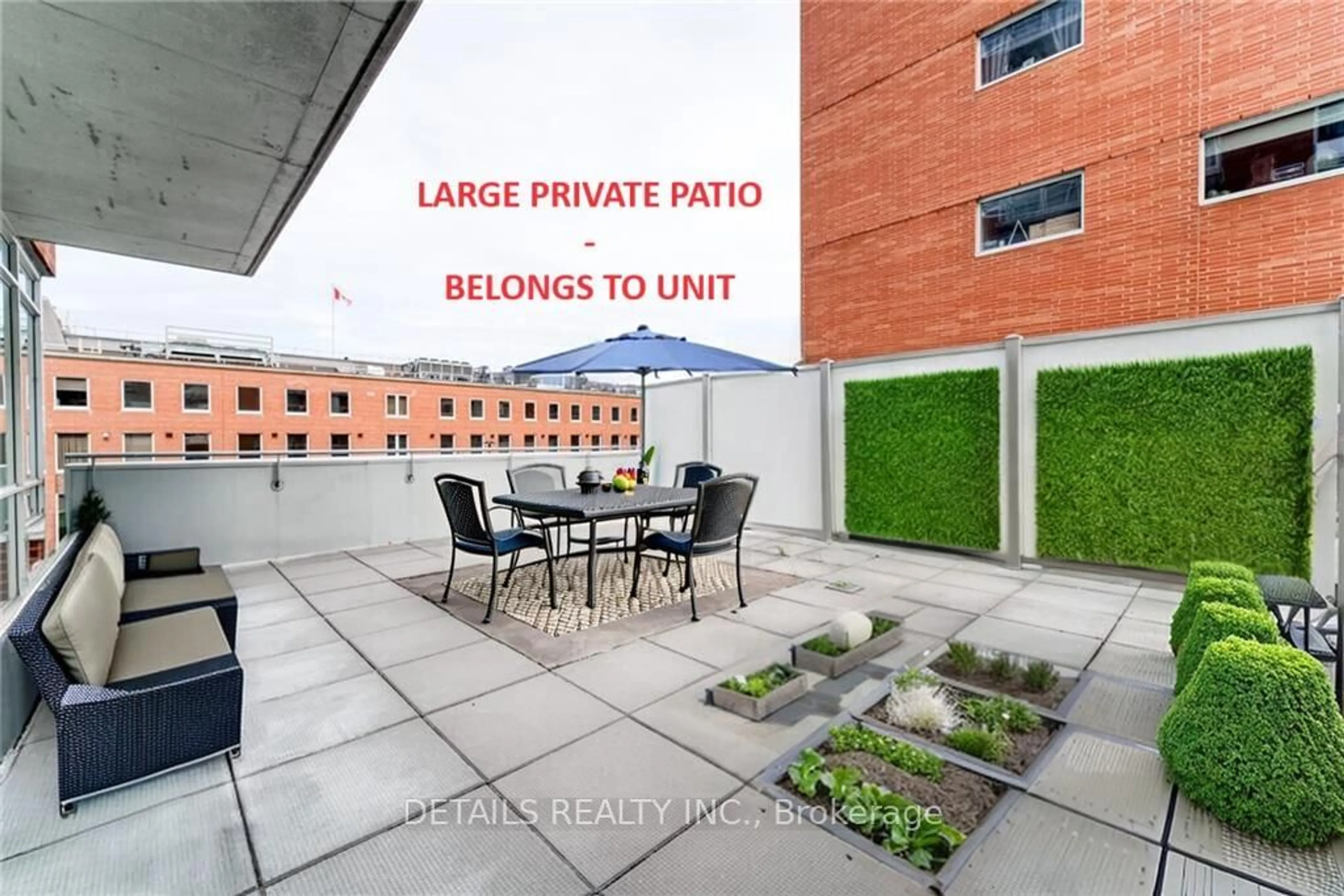 Patio, unknown for 180 YORK St #308, Ottawa Ontario K1N 1J6