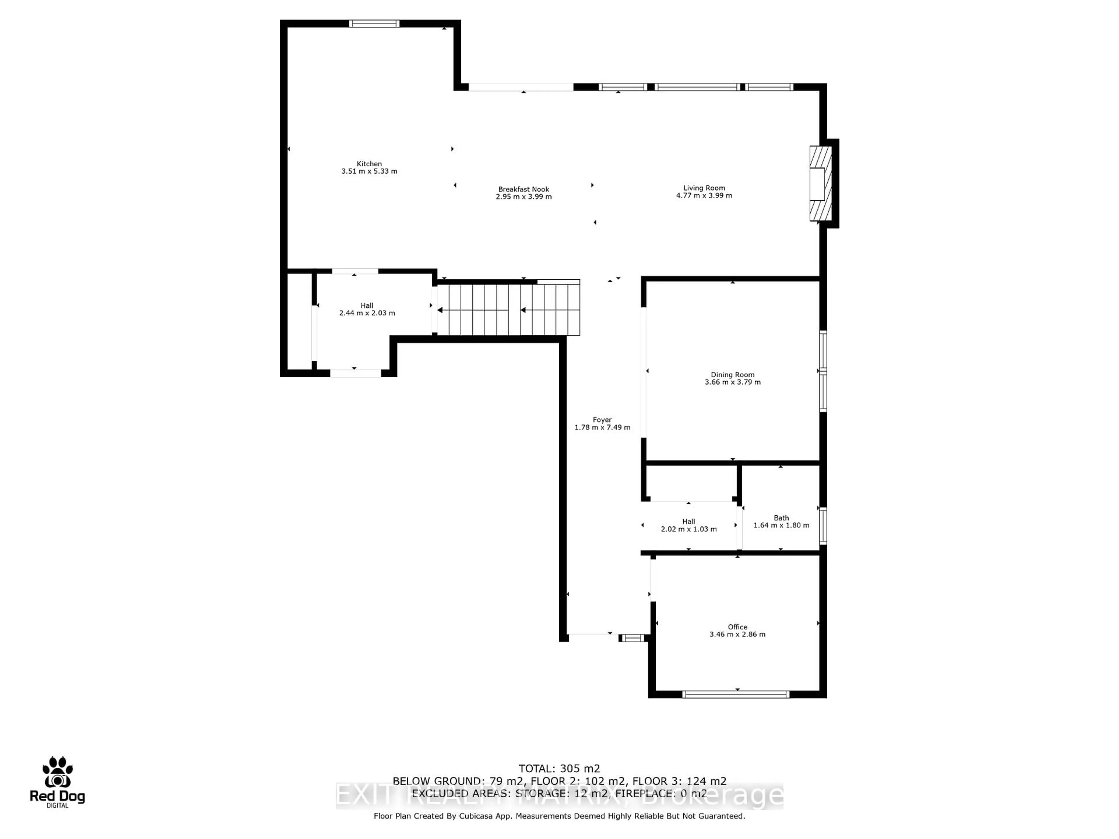 Floor plan for 99 Station Tr, Russell Ontario K4R 0A3