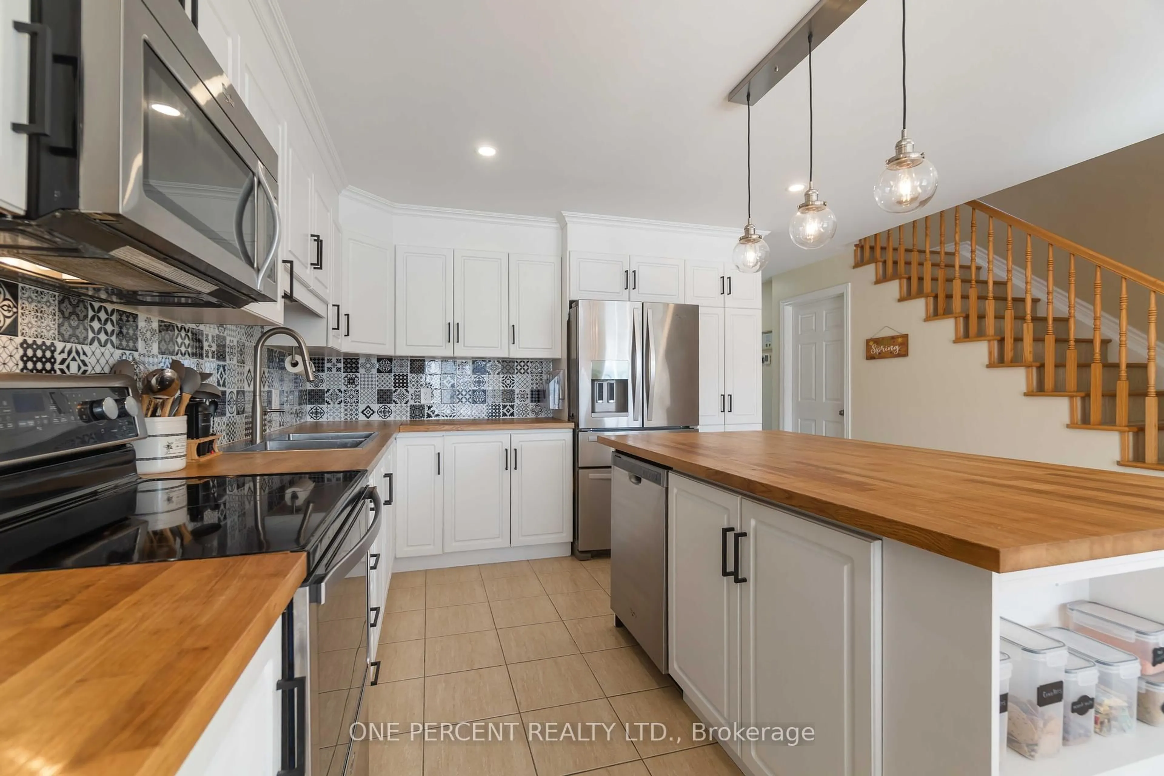 Open concept kitchen, ceramic/tile floor for 142 Herbert St, The Nation Ontario K0A 2M0