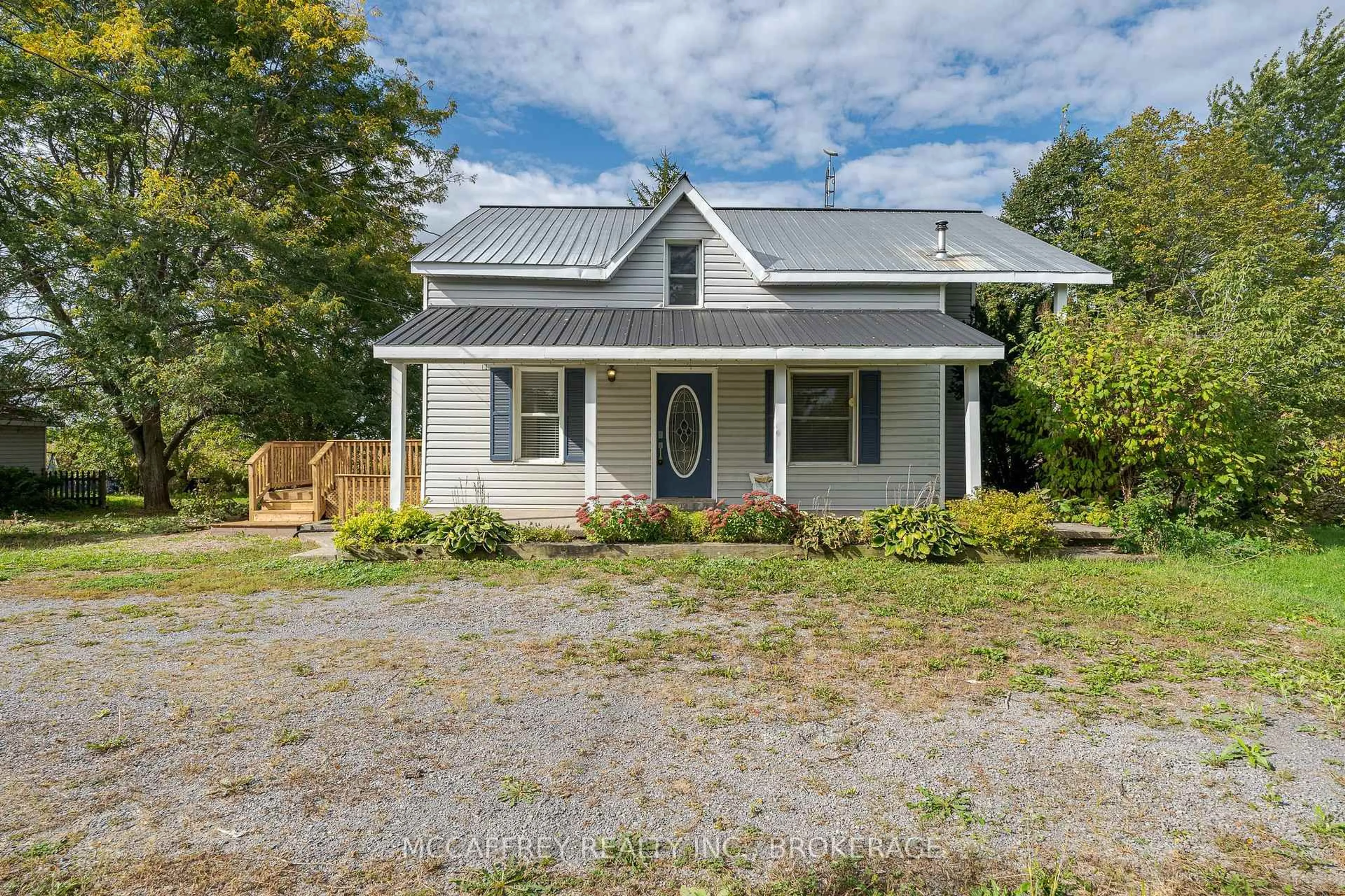 A pic from outside/outdoor area/front of a property/back of a property/a pic from drone, street for 1112 COUNTY RD 7 N/A, Napanee Ontario K7R 3K6