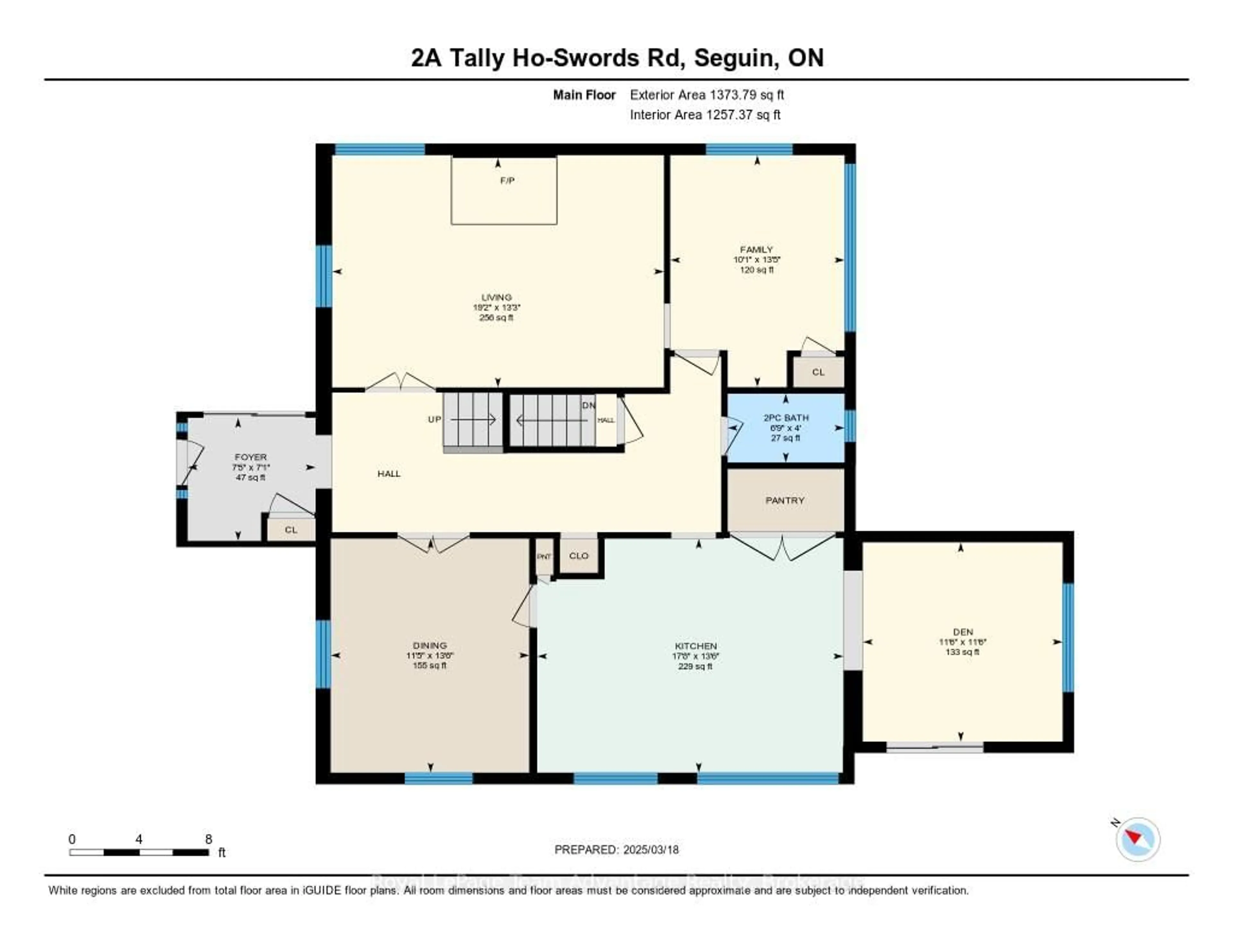 Floor plan for 2 Tally Ho-Swords Rd, Seguin Ontario P2A 2W9