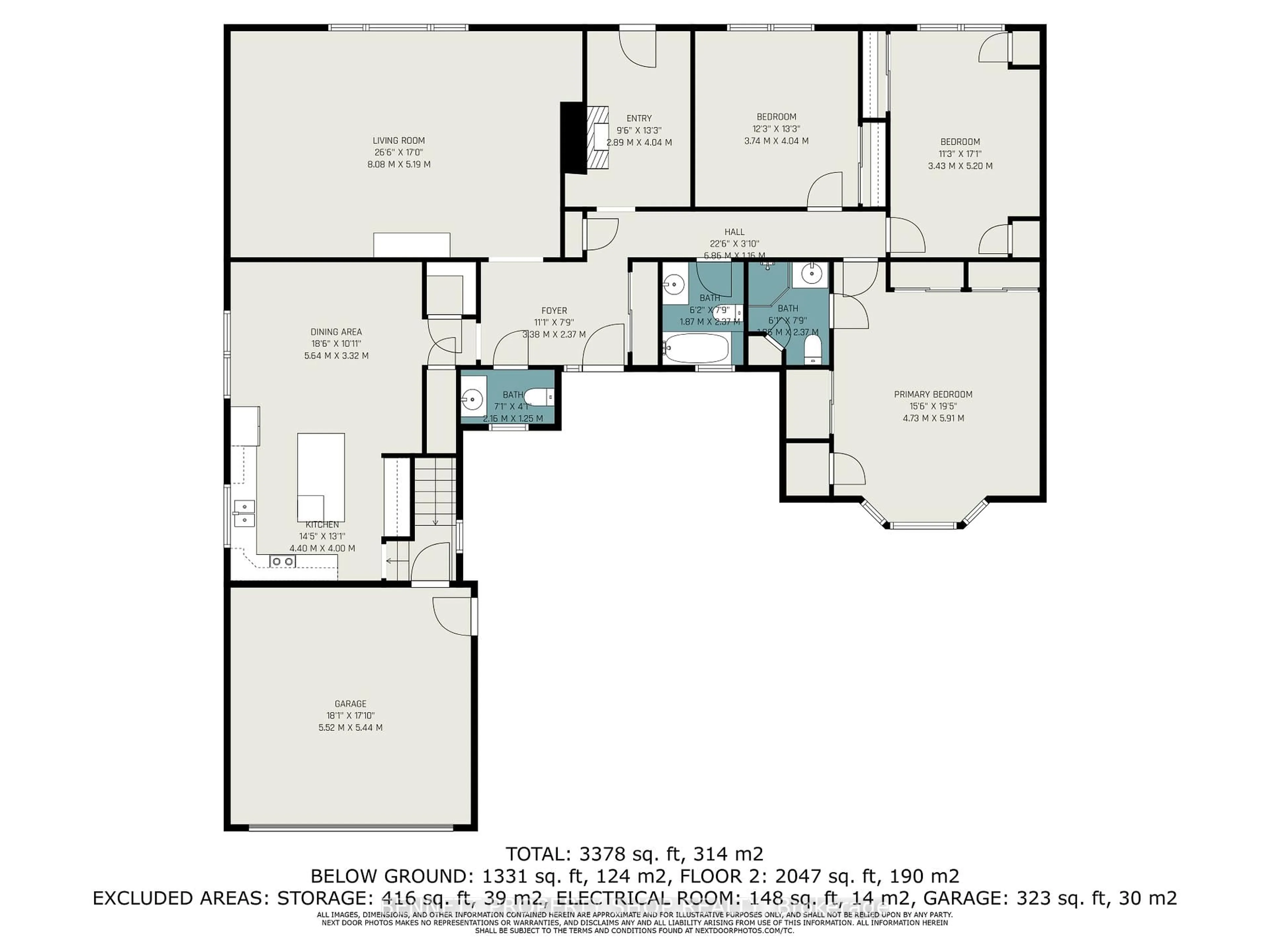 Floor plan for 496 Stanley St, Hawkesbury Ontario K6A 1S3