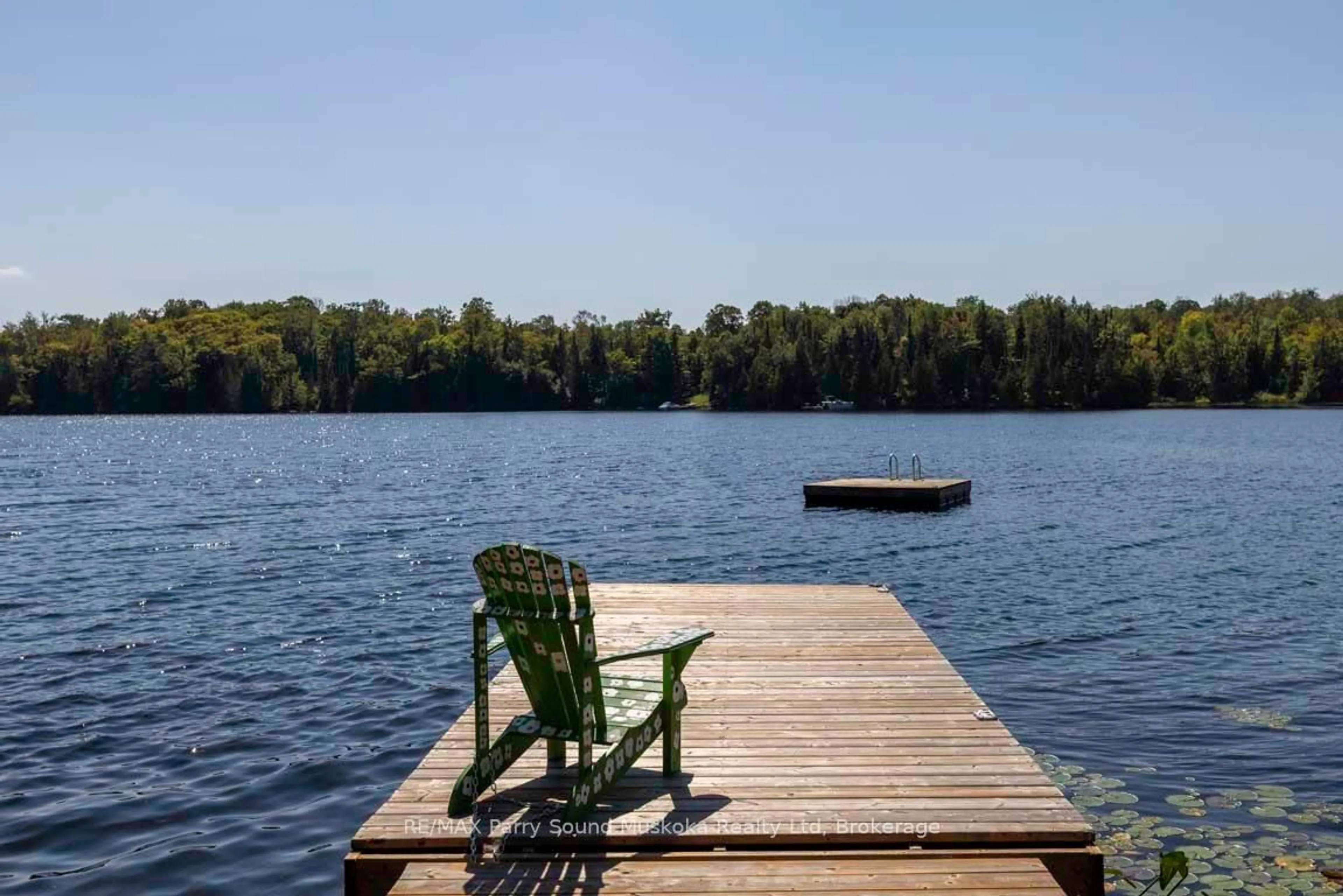 Patio, water/lake/river/ocean view for 122 Grey Owl Rd, McKellar Ontario P2A 0B5