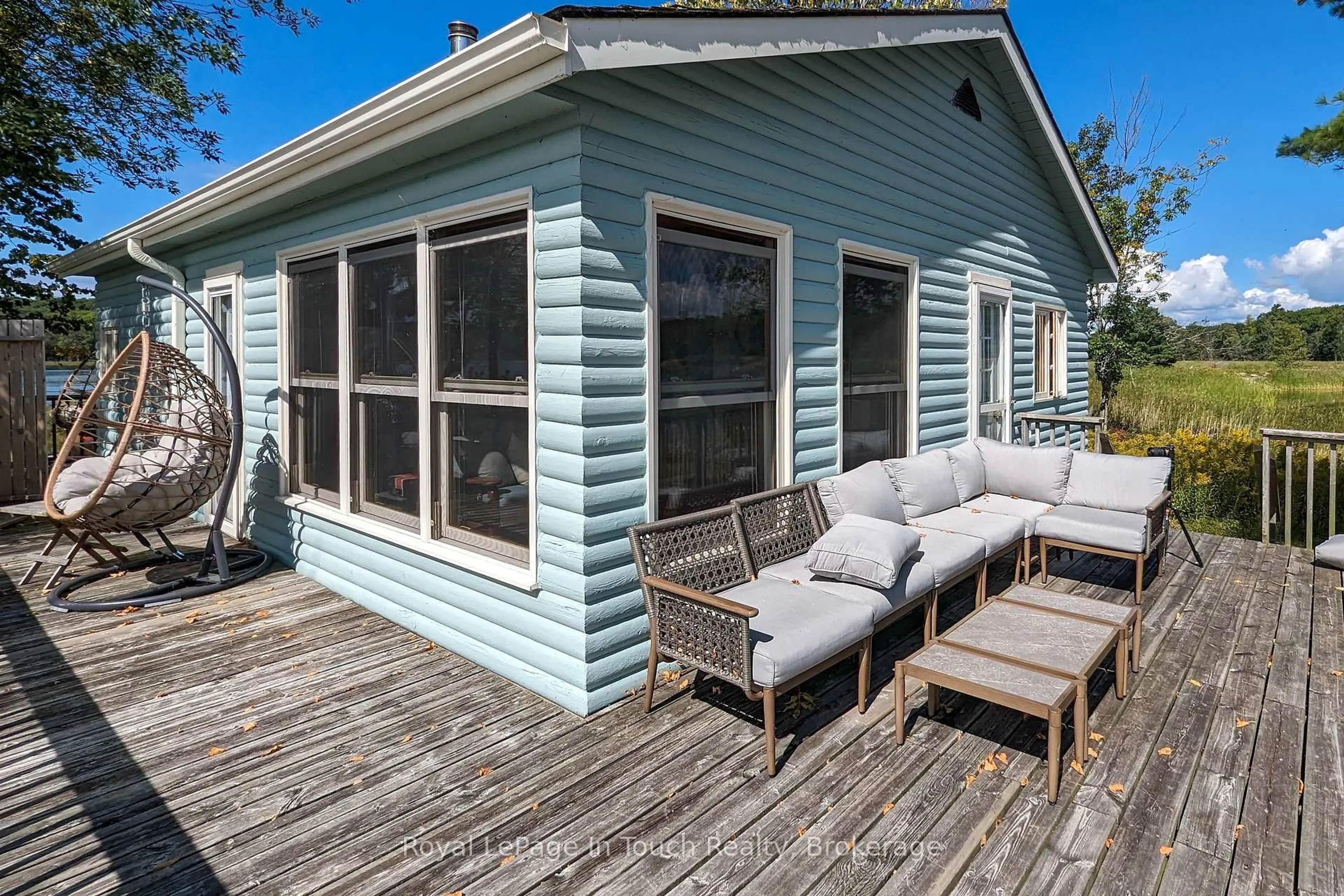 Patio, water/lake/river/ocean view for 2 Island 1110 N/A, Georgian Bay Ontario P0E 1E0