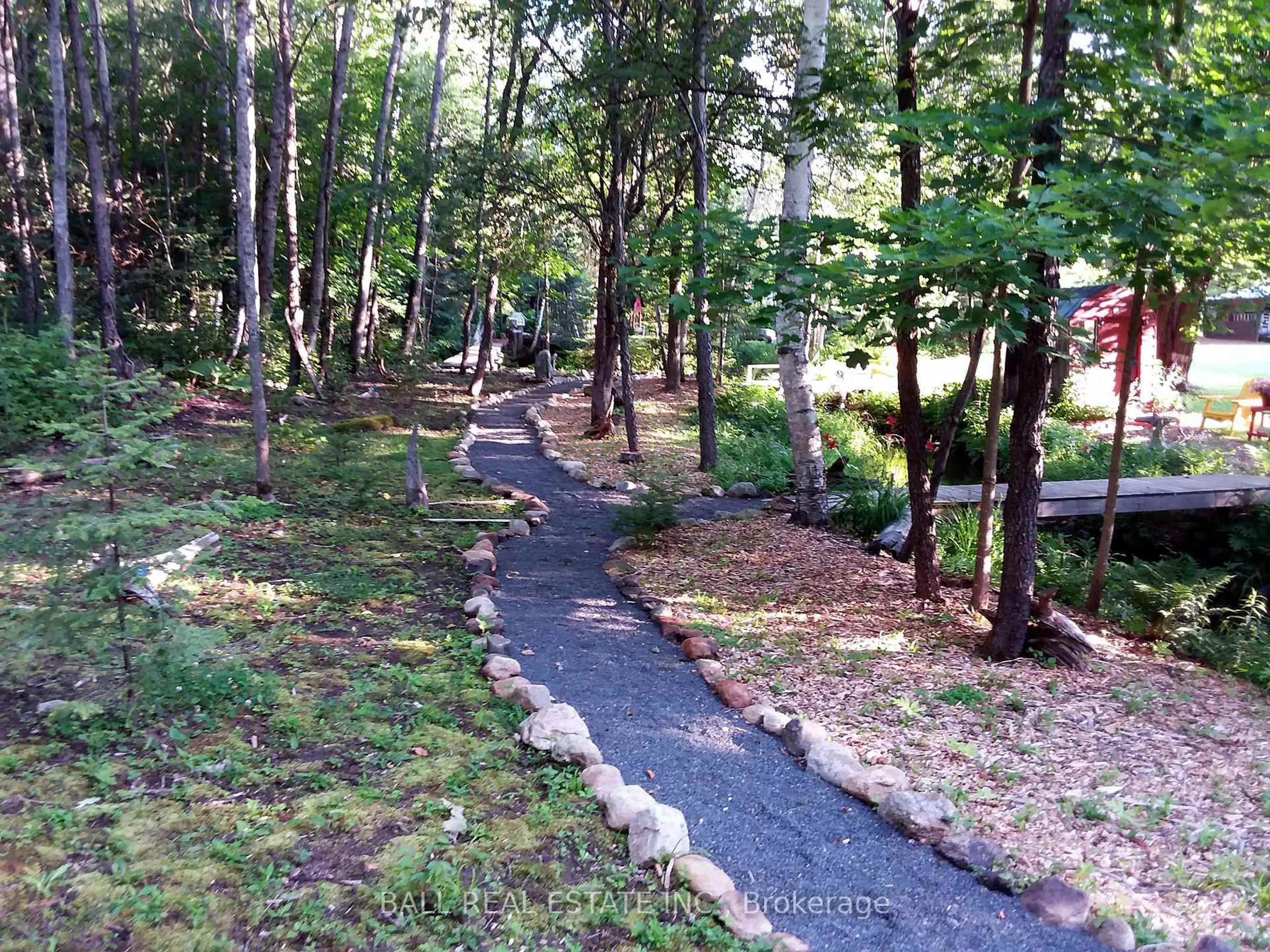 Patio, forest/trees view for 1017 Clement Lake Rd, Highlands East Ontario K0L 3C0