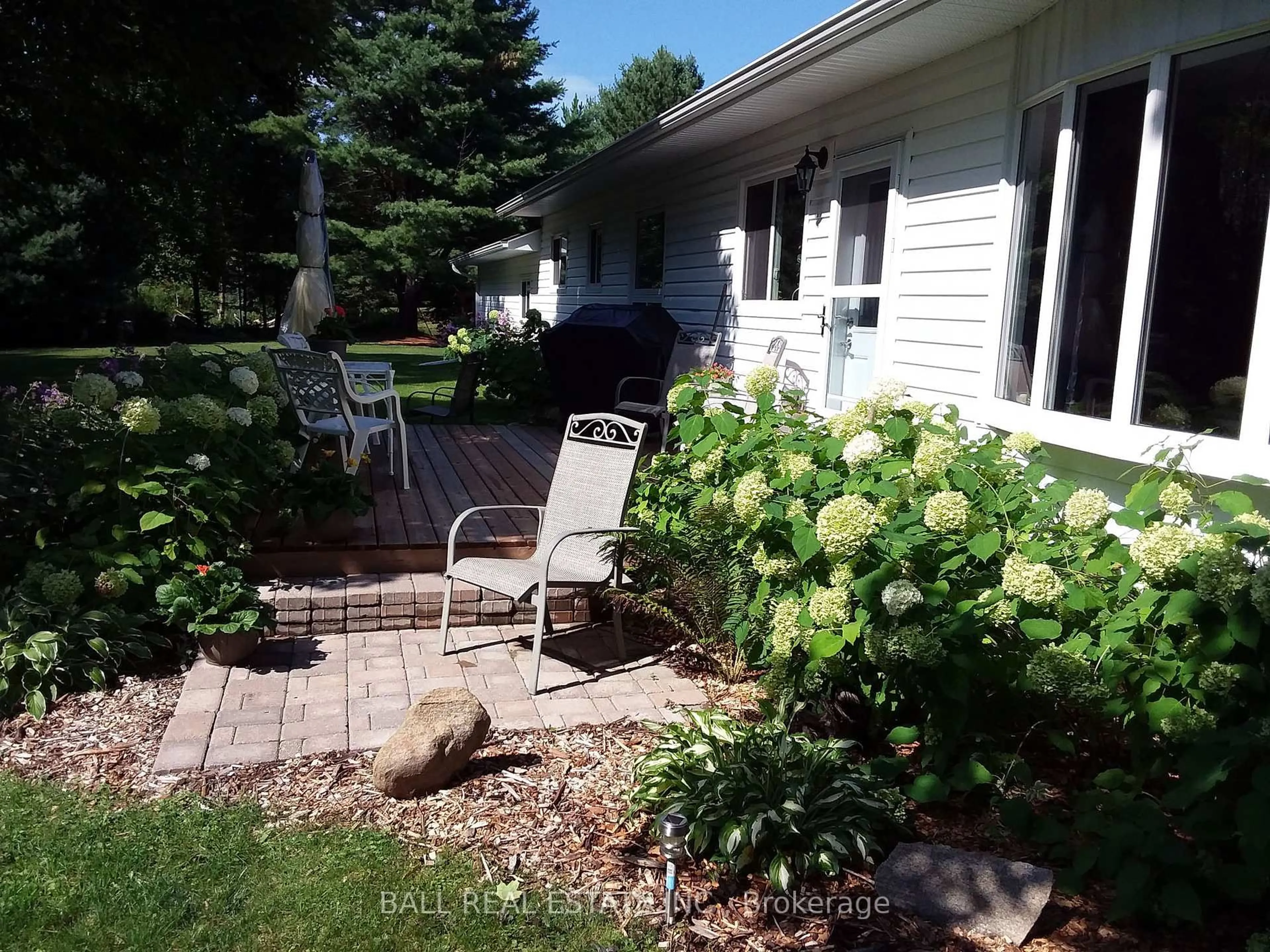 Patio, street for 1017 Clement Lake Rd, Highlands East Ontario K0L 3C0