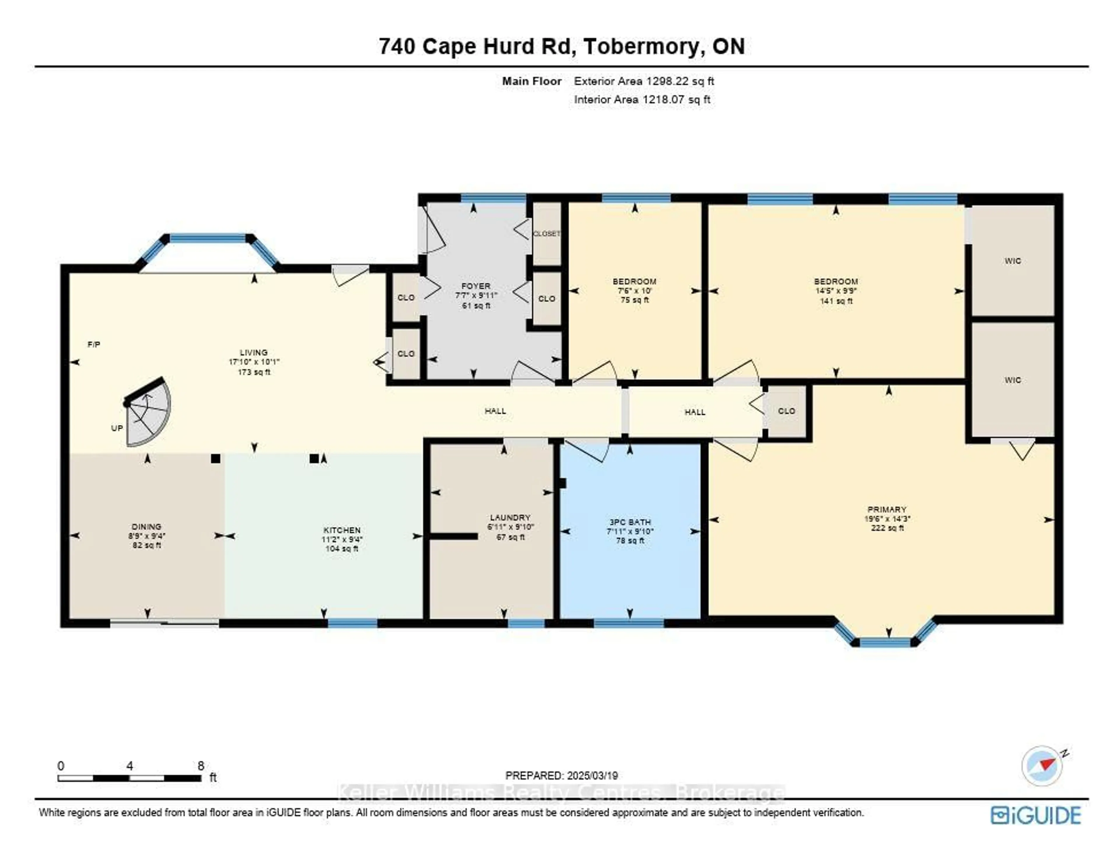 Floor plan for 740 CAPE HURD Rd, Northern Bruce Peninsula Ontario N0H 2R0