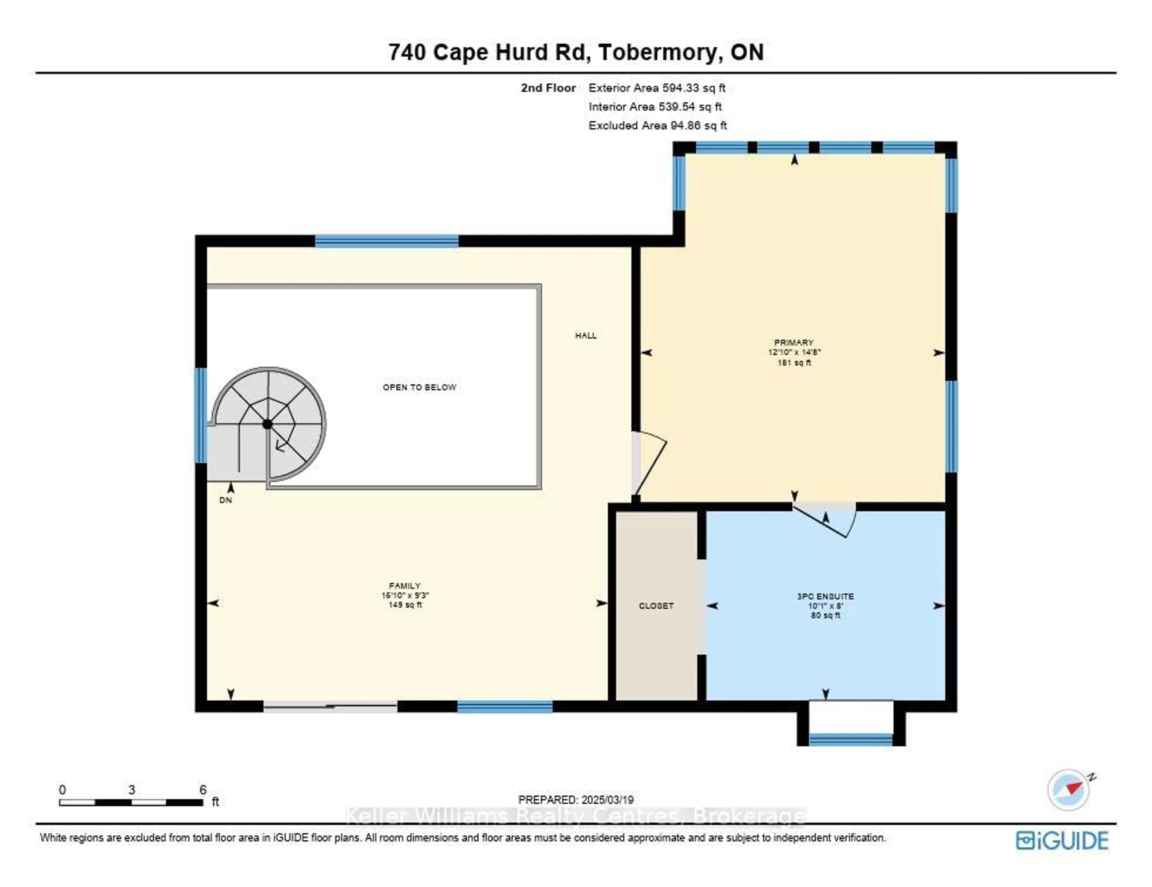 Floor plan for 740 CAPE HURD Rd, Northern Bruce Peninsula Ontario N0H 2R0