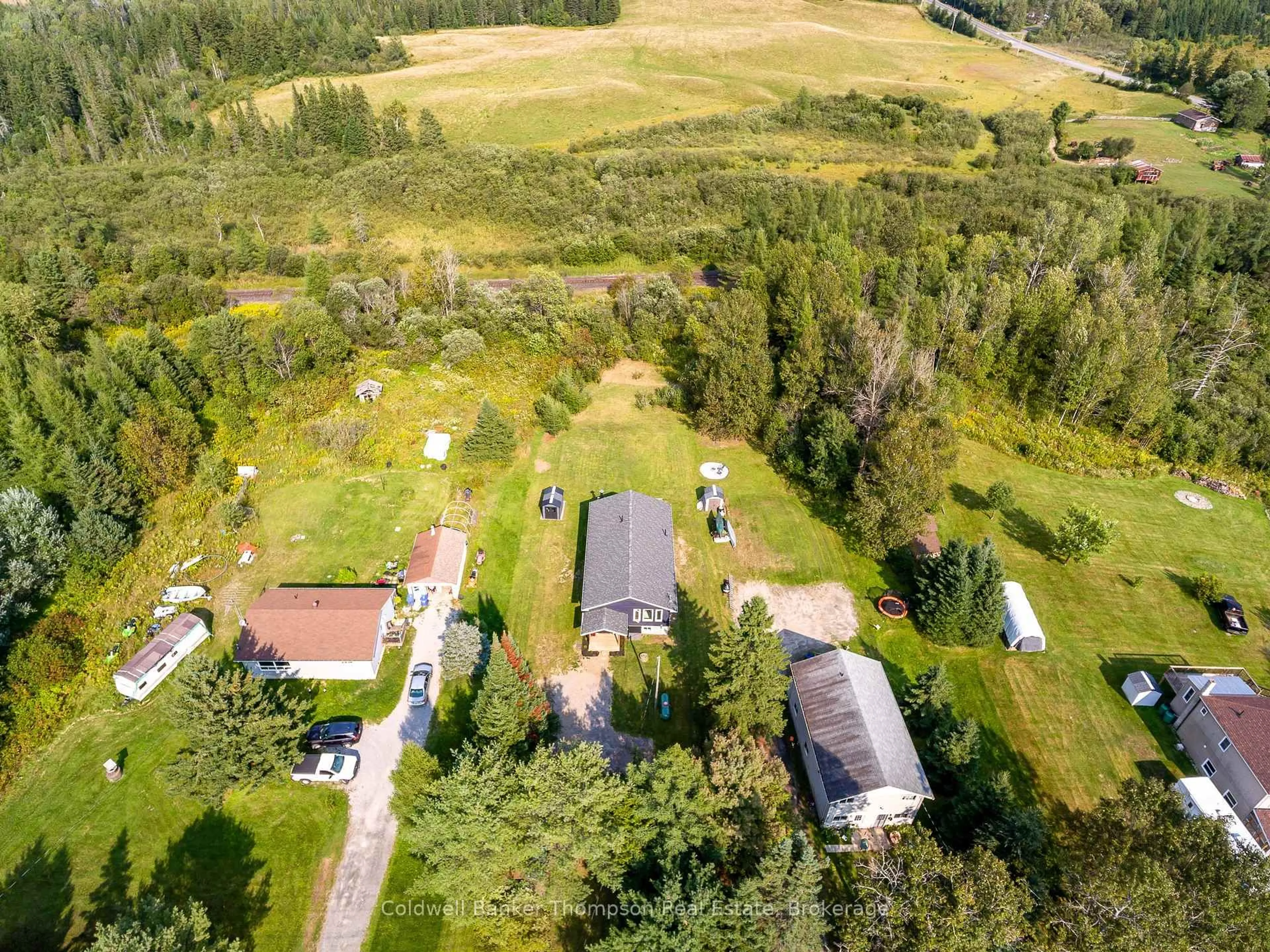 A pic from outside/outdoor area/front of a property/back of a property/a pic from drone, unknown for 2257 Highway 592 N/A, Perry Ontario P0A 1J0