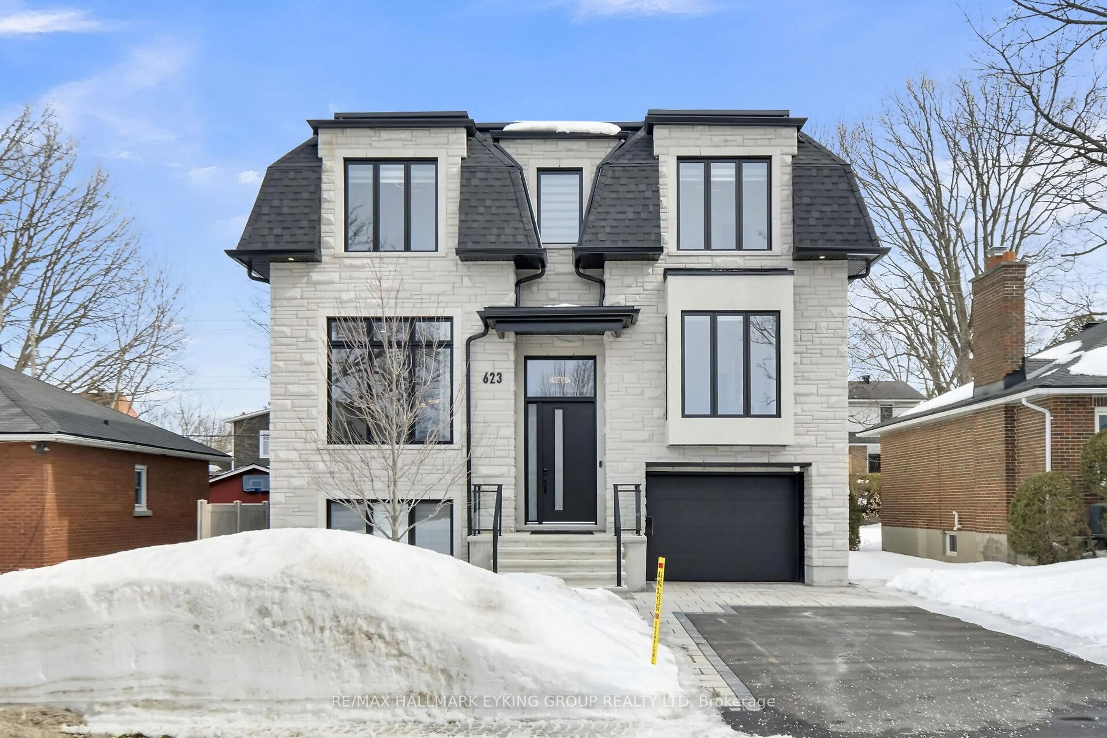 Home with brick exterior material, street for 623 Rowanwood Ave, Ottawa Ontario K2A 3E3