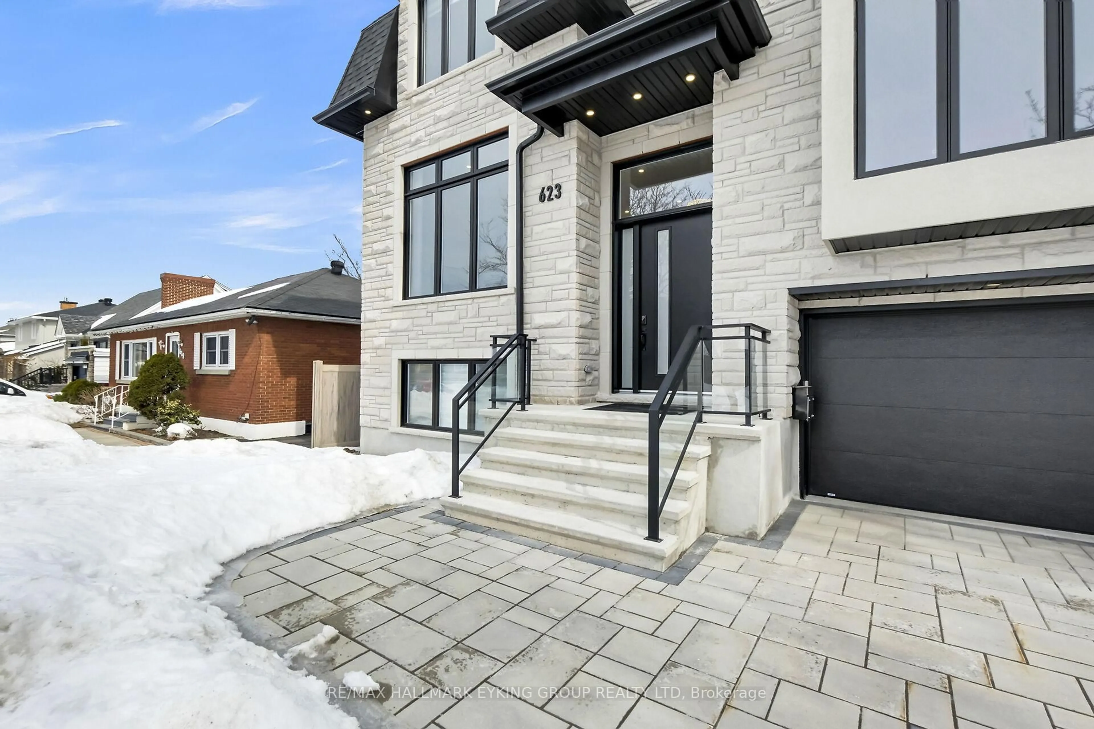 Home with brick exterior material, street for 623 Rowanwood Ave, Ottawa Ontario K2A 3E3