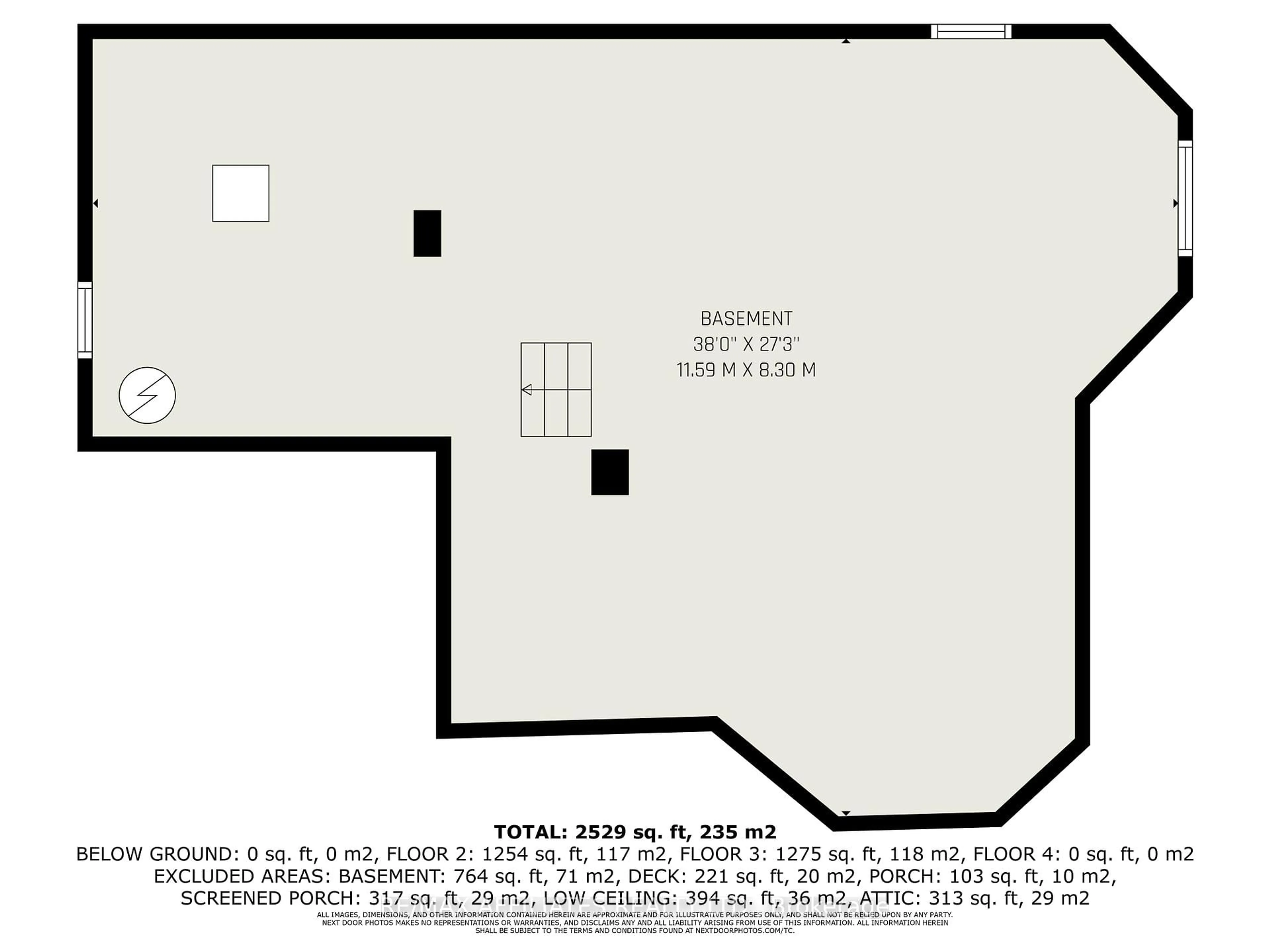 Floor plan for 25 Daniel St, Smith Falls Ontario K7A 1J4