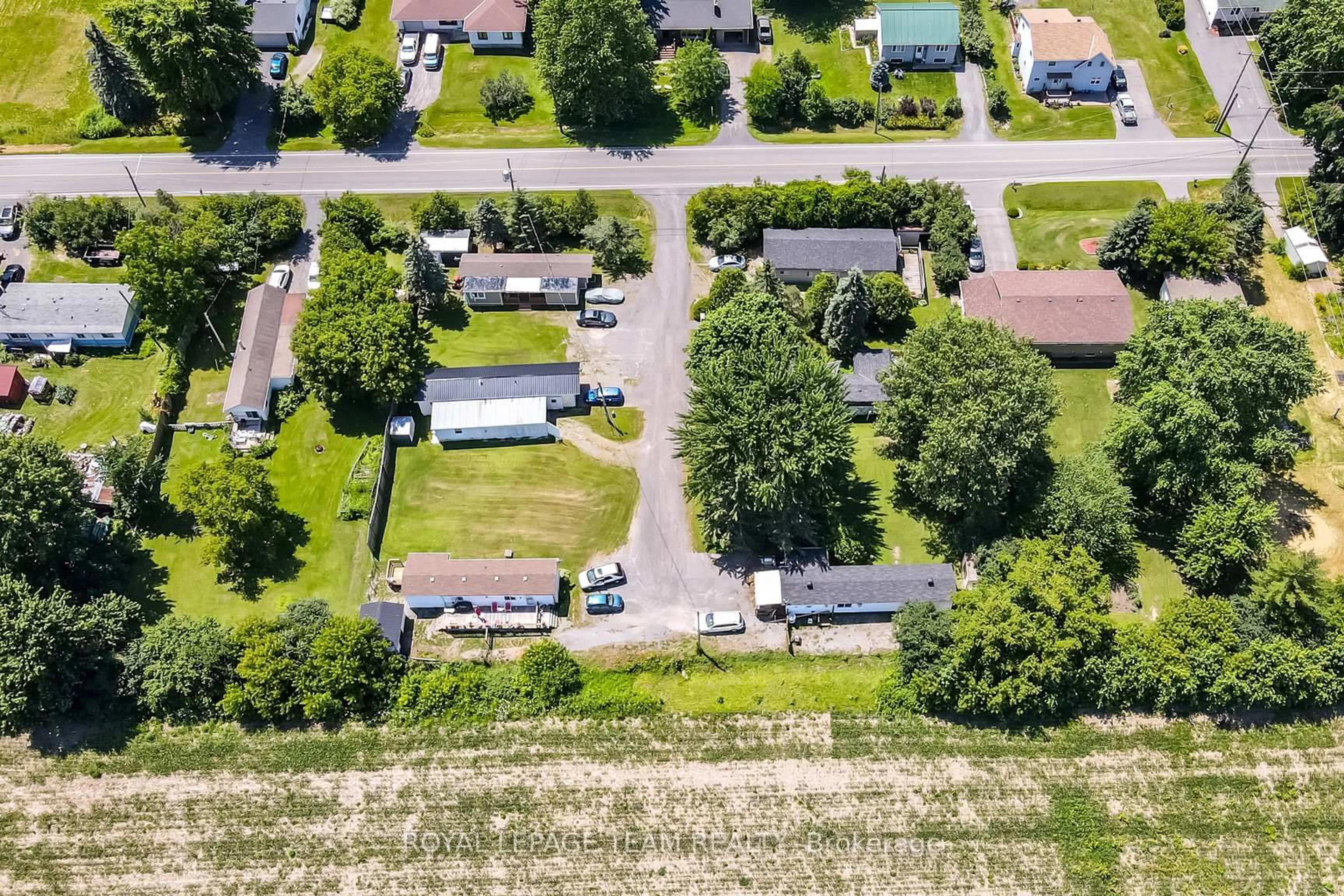 A pic from outside/outdoor area/front of a property/back of a property/a pic from drone, street for 12170 County 3 Rd, North Dundas Ontario K0C 2K0