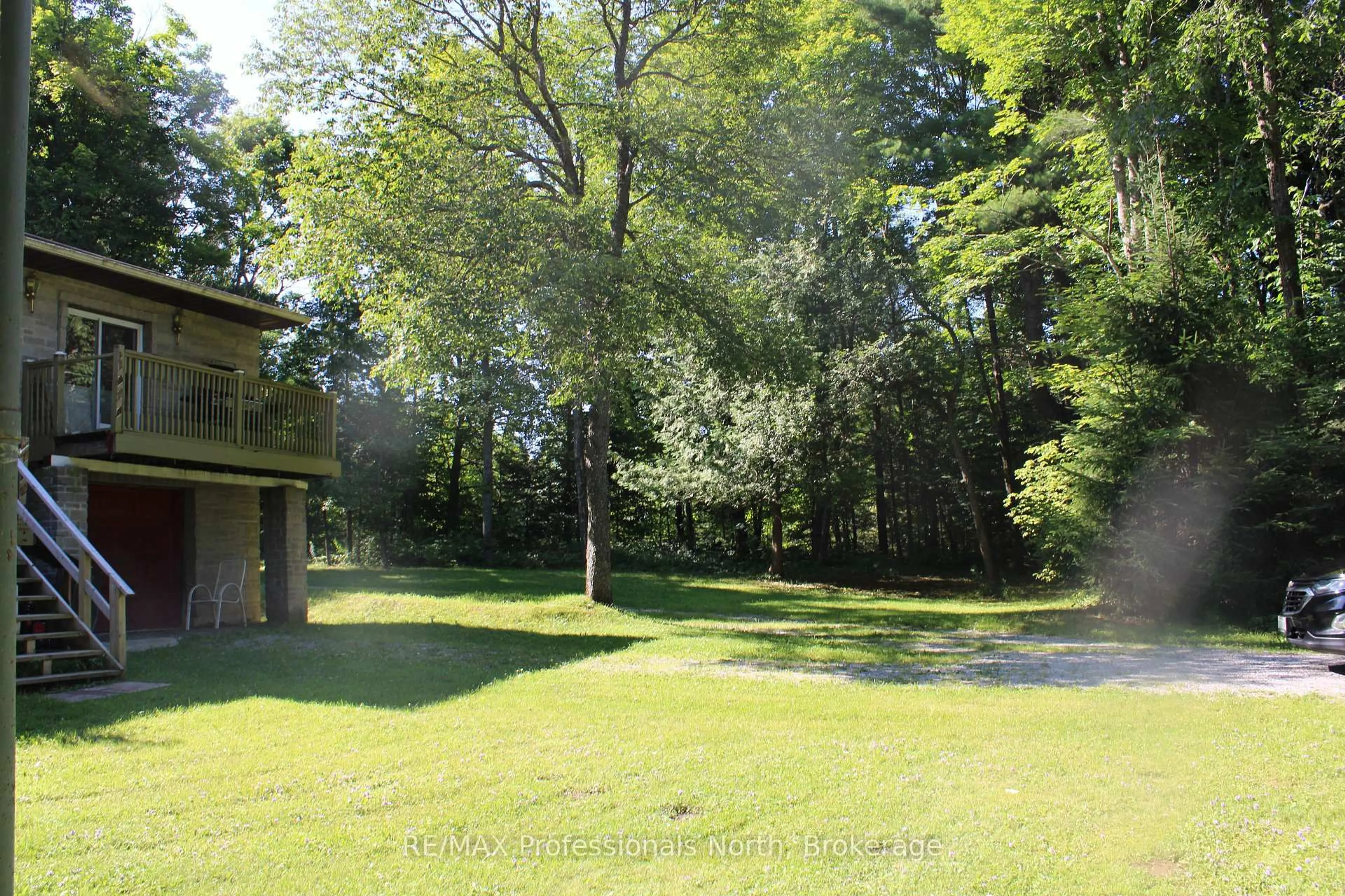 A pic from outside/outdoor area/front of a property/back of a property/a pic from drone, forest/trees view for 1200 GLAMOR LAKE Rd, Highlands East Ontario K0M 1R0