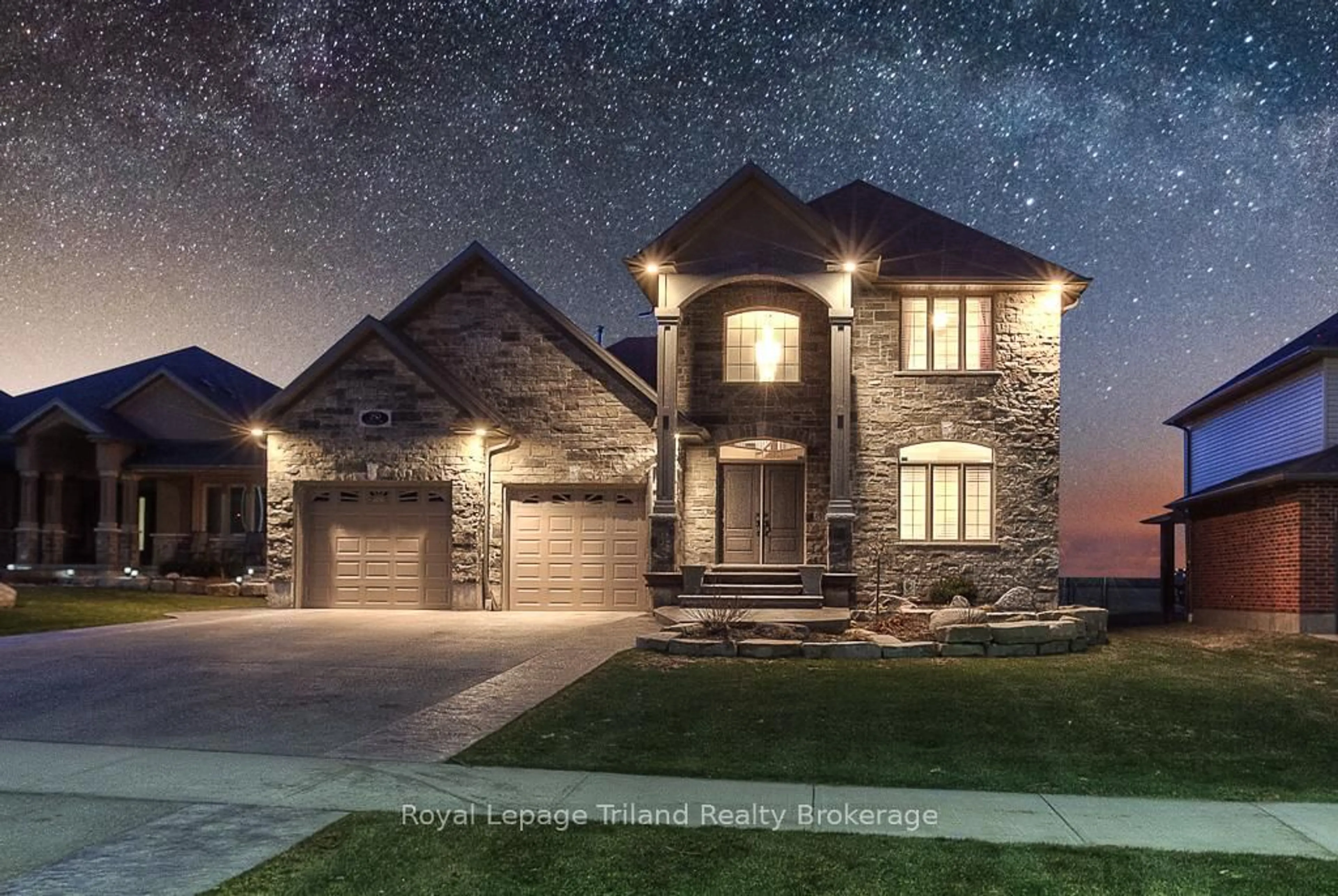 Home with brick exterior material, street for 20 Sloan Dr, Zorra Ontario N0M 2M0