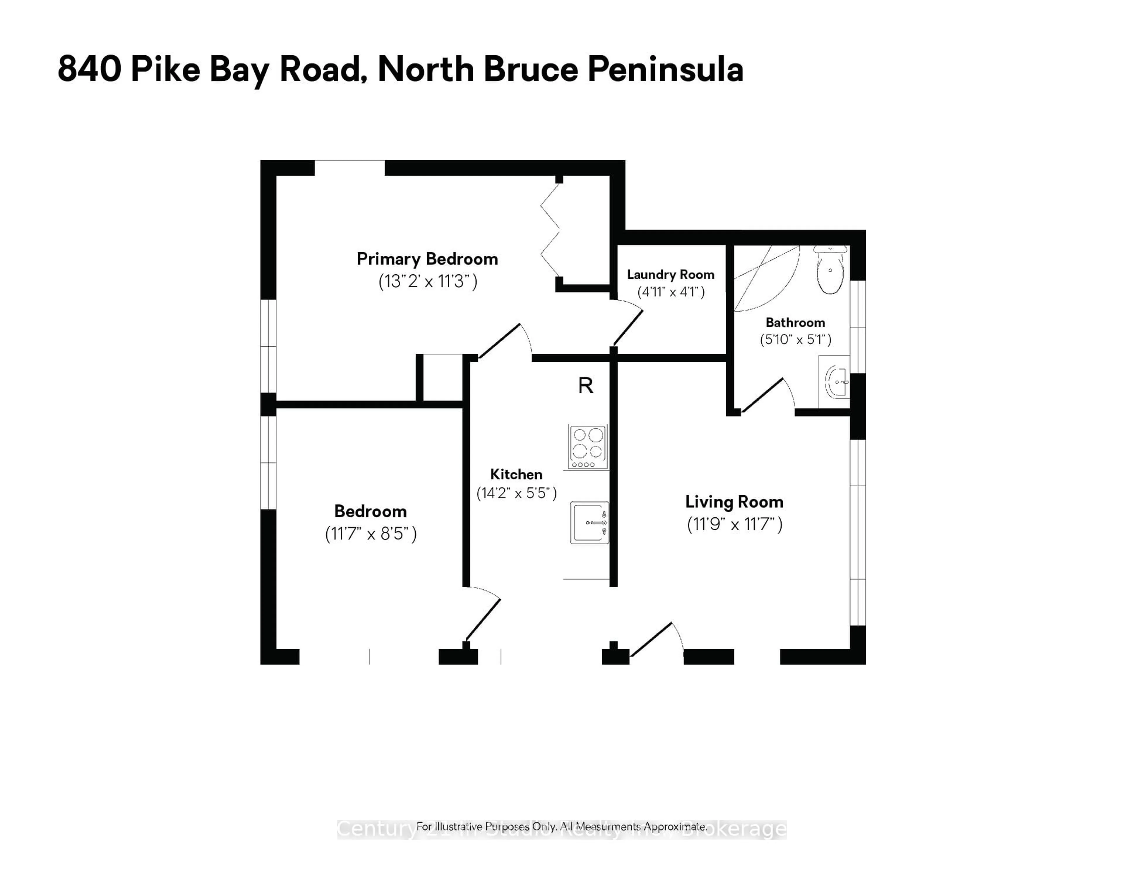 Floor plan for 844 PIKE BAY Rd, Northern Bruce Peninsula Ontario N0H 2T0