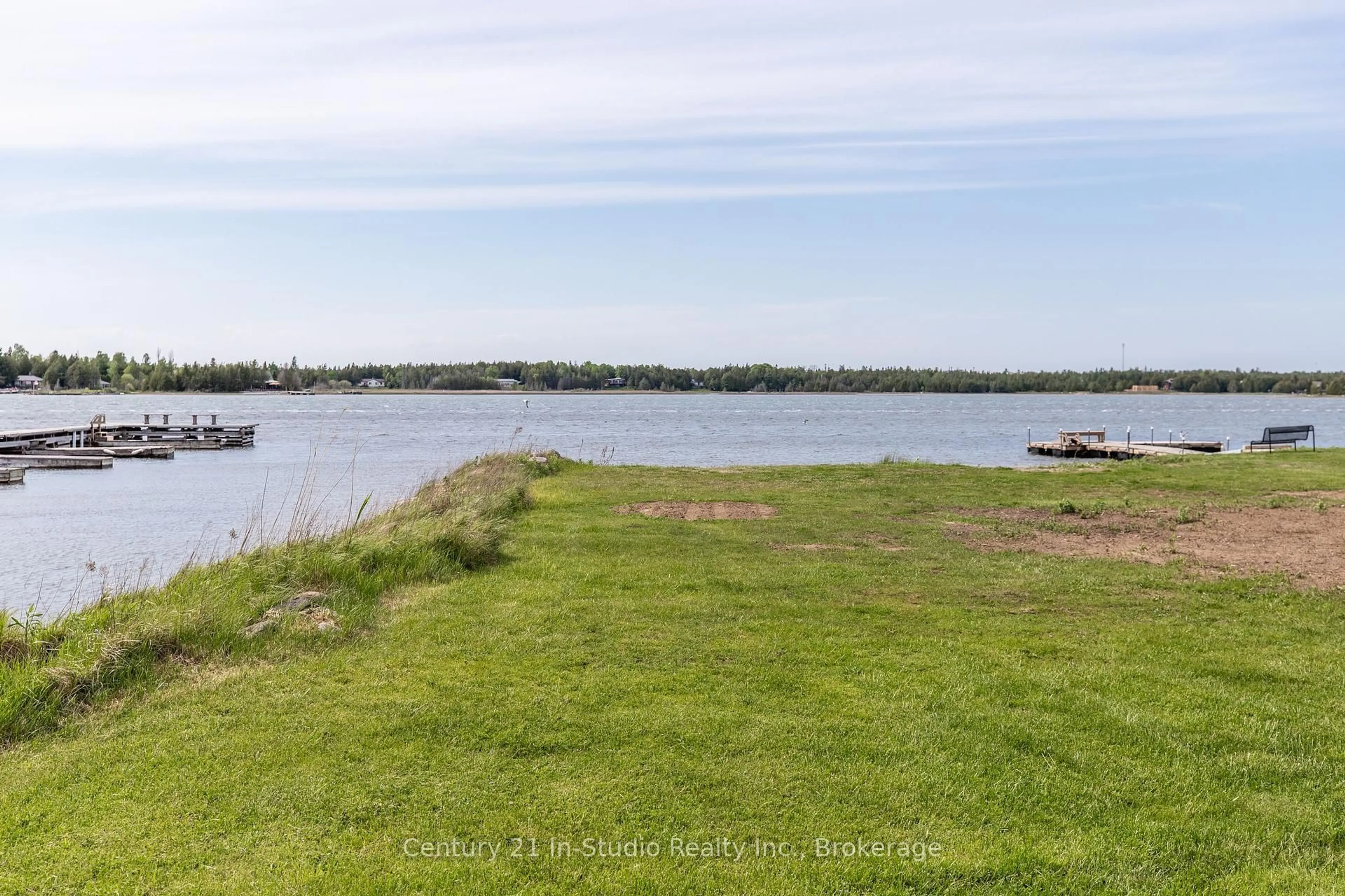 A pic from outside/outdoor area/front of a property/back of a property/a pic from drone, water/lake/river/ocean view for 844 PIKE BAY Rd, Northern Bruce Peninsula Ontario N0H 2T0