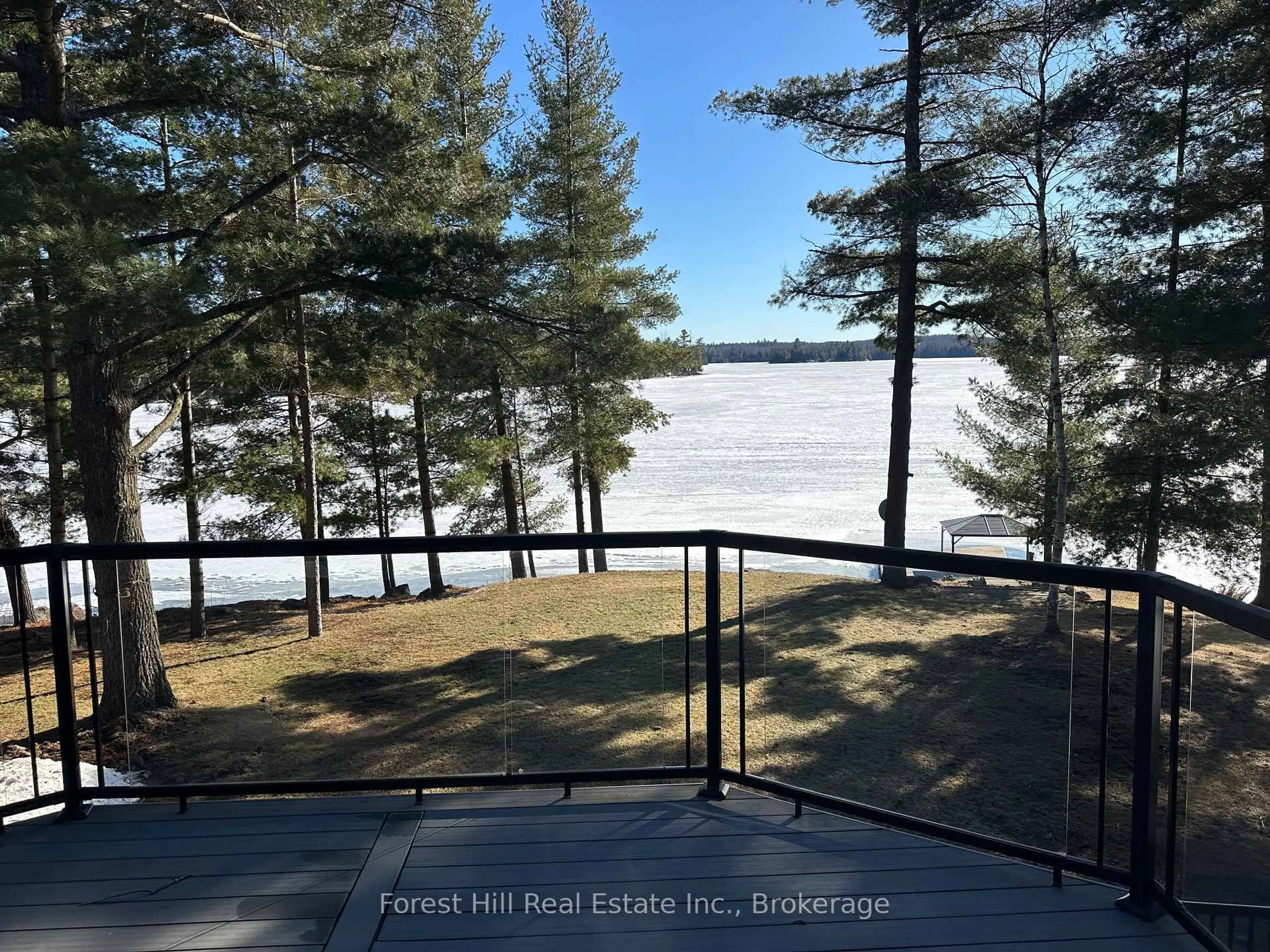 A pic from outside/outdoor area/front of a property/back of a property/a pic from drone, water/lake/river/ocean view for 119 Old Stage Rd, Parry Sound Remote Area Ontario P0H 1A0