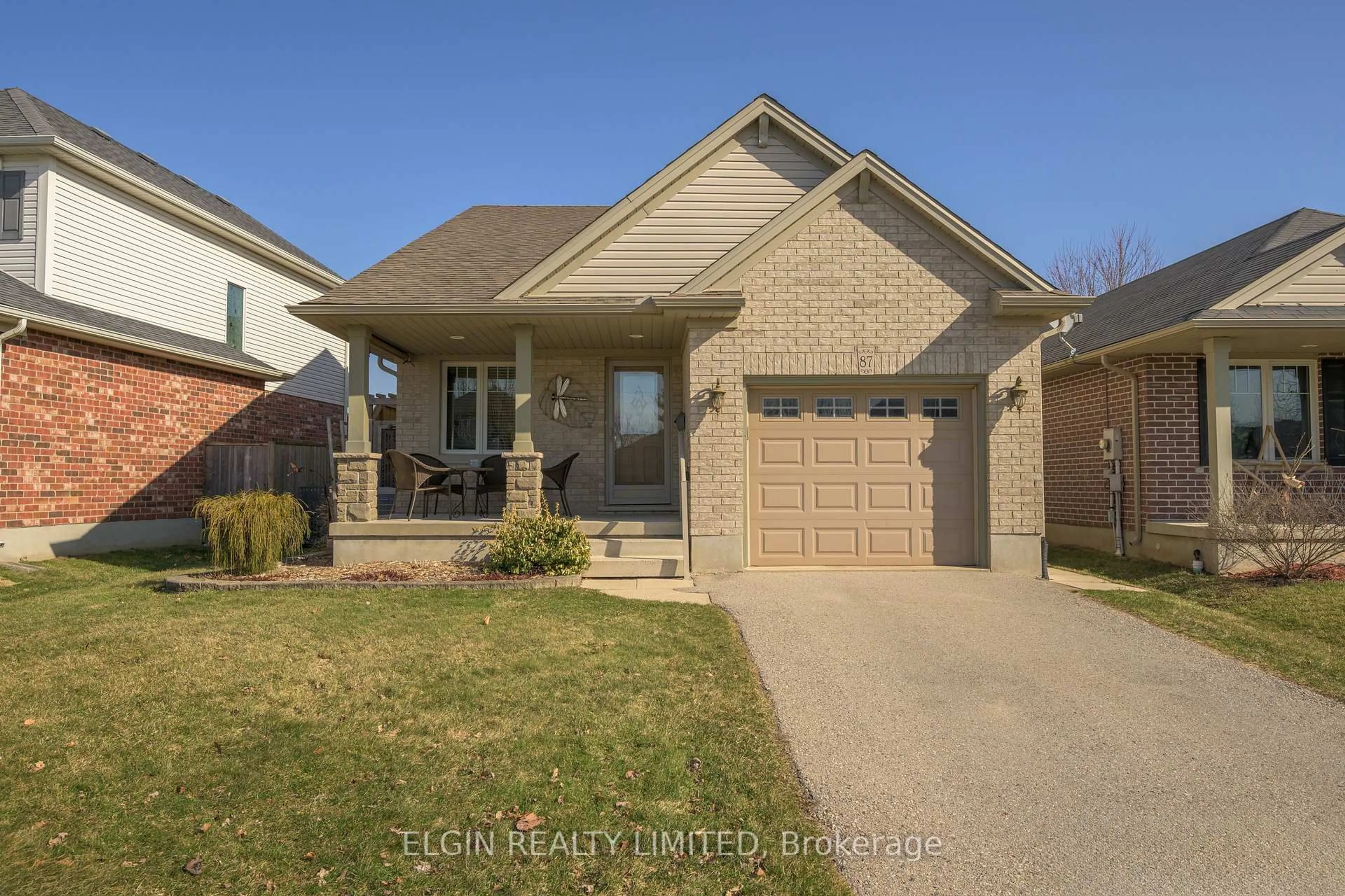 Home with brick exterior material, street for 87 Pine Valley Dr, St. Thomas Ontario N5P 0B3