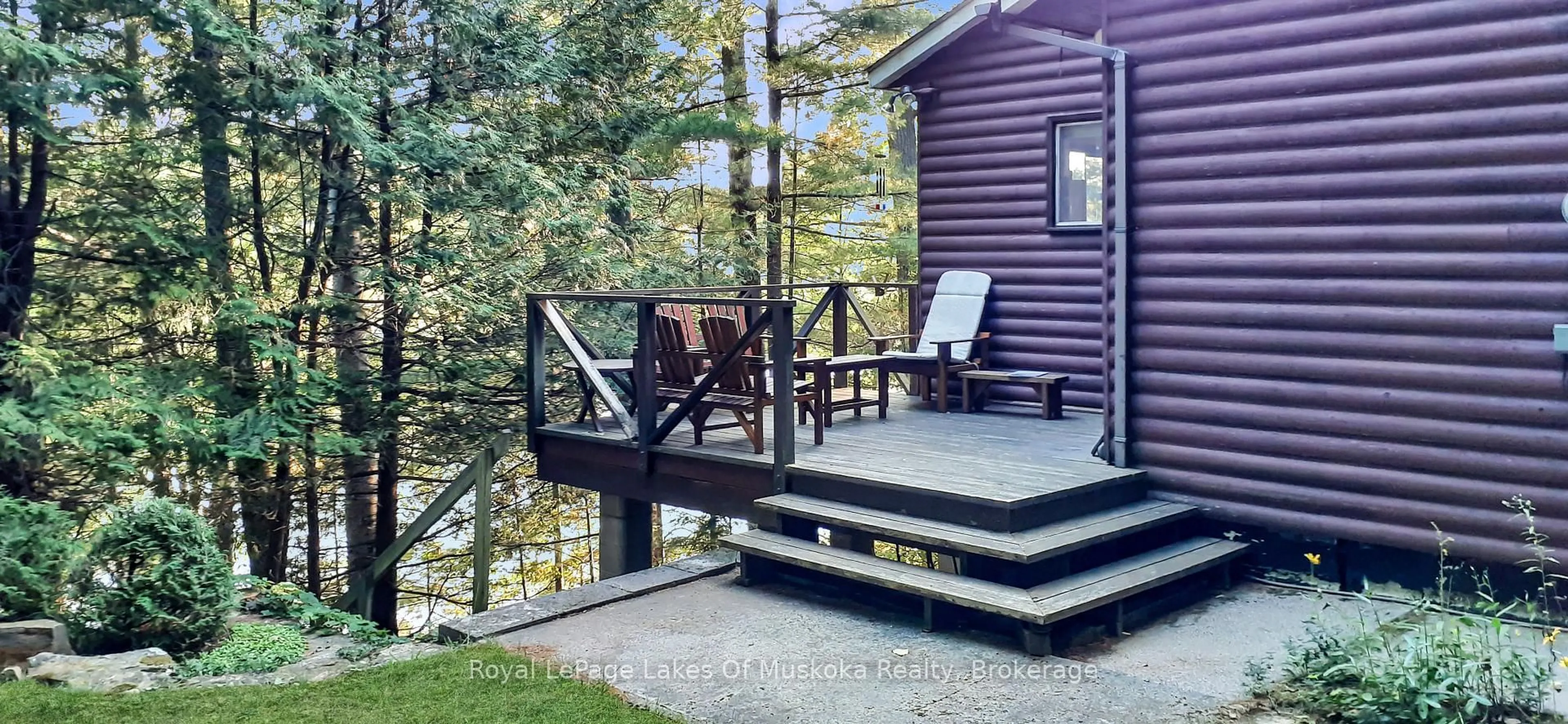 Patio, water/lake/river/ocean view for 1188 Sandwood Rd #5, Muskoka Lakes Ontario P0B 1M0