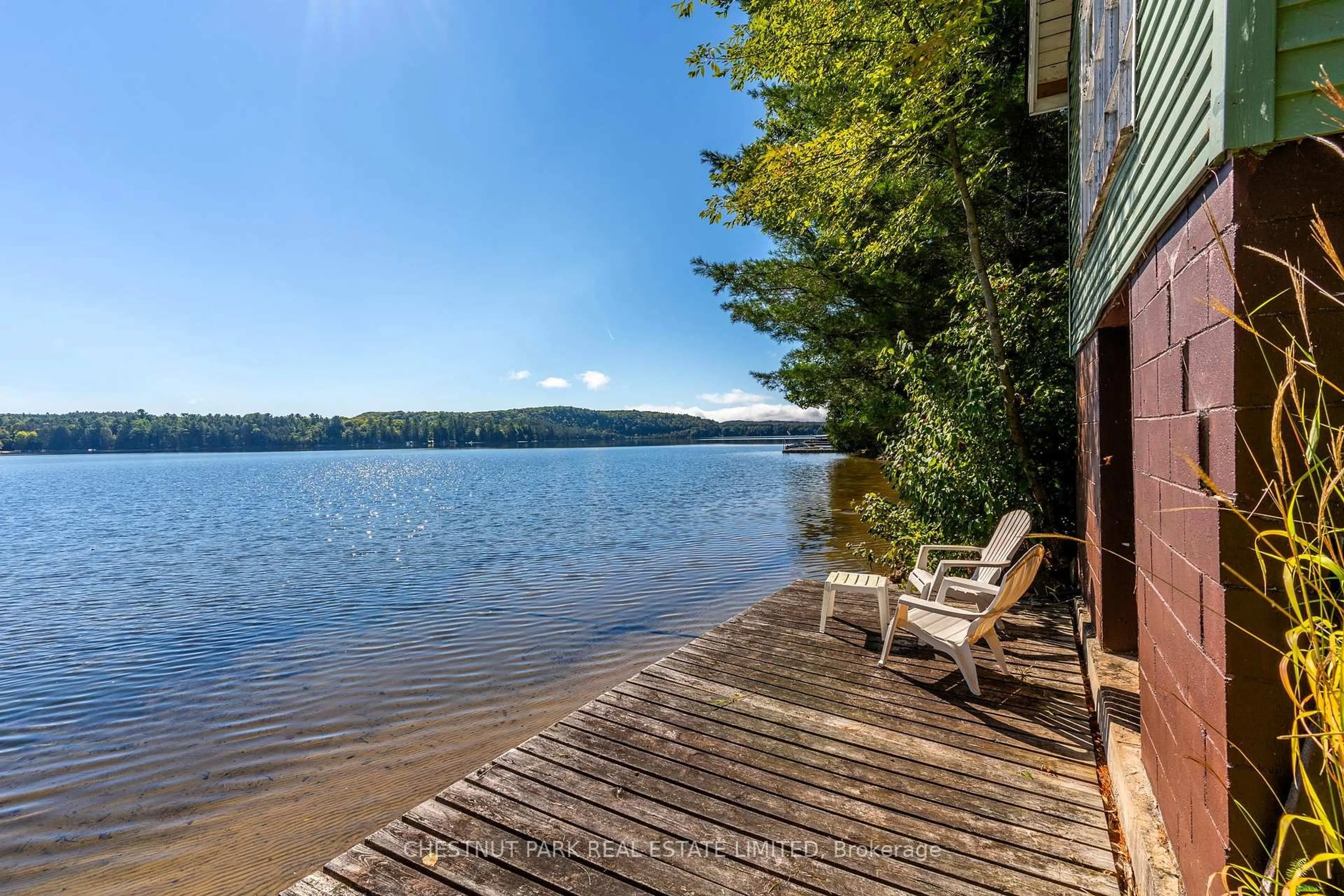 Patio, water/lake/river/ocean view for 1047 Shady Lane, Minden Hills Ontario K0M 2K0