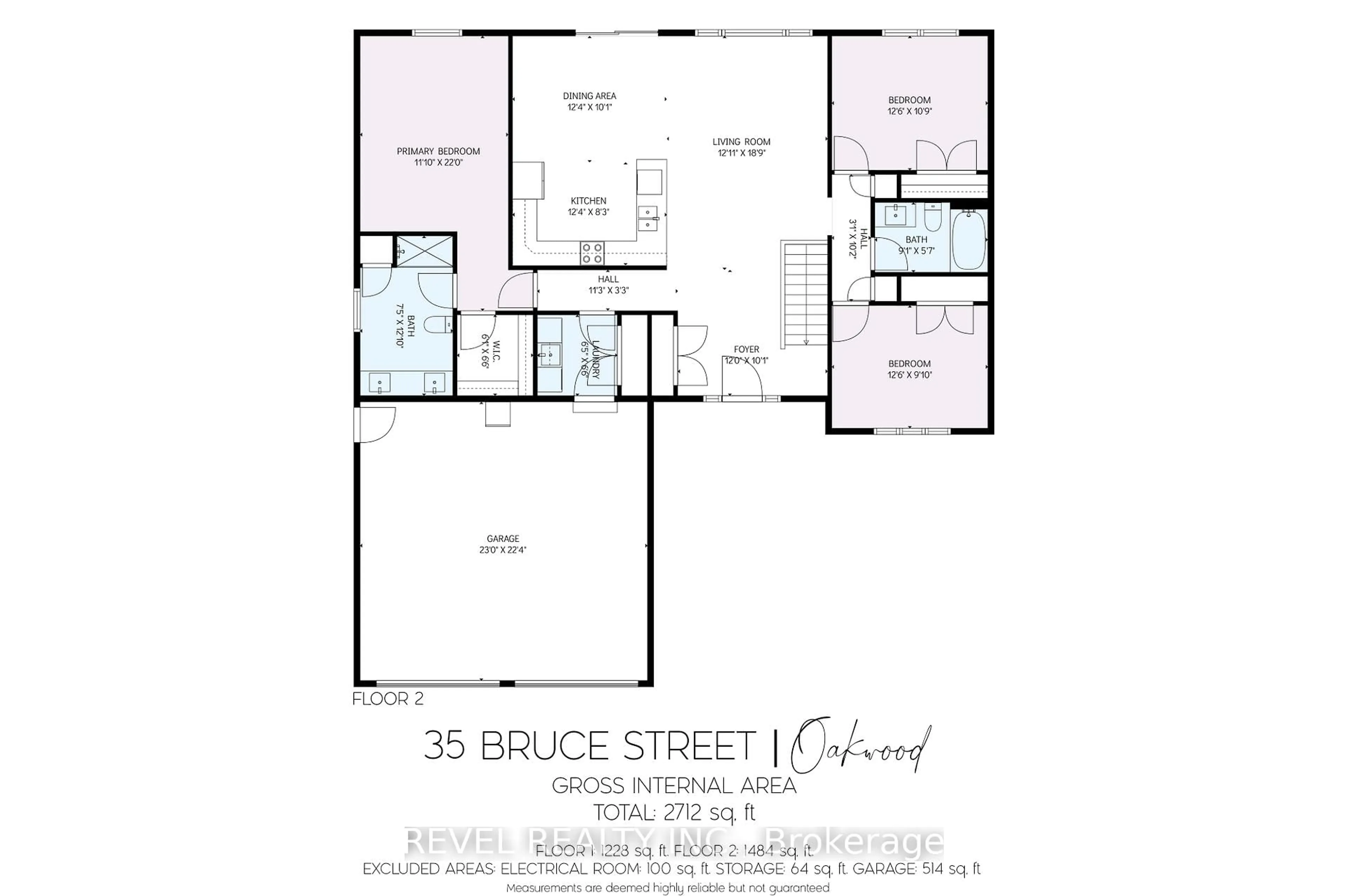 Floor plan for 35 Bruce Cres, Kawartha Lakes Ontario K0M 2M0