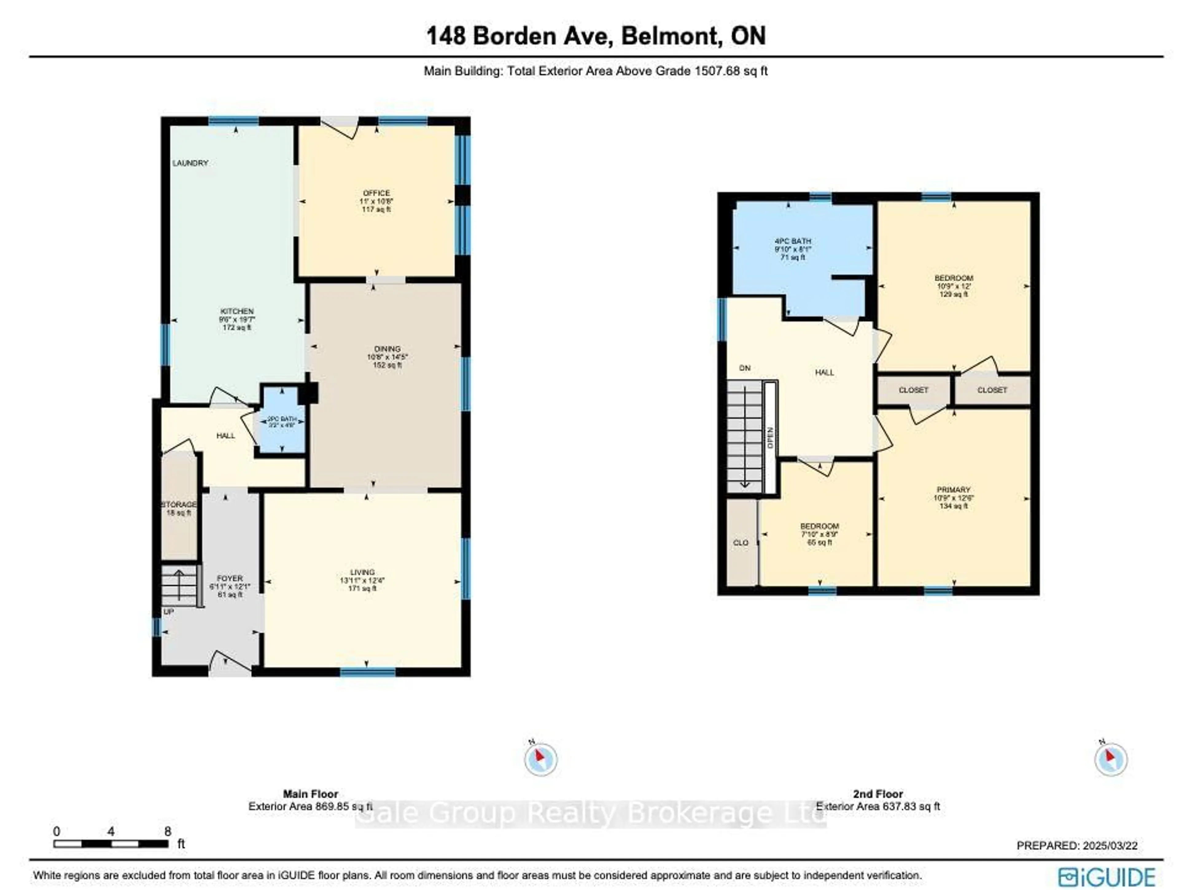 Floor plan for 148 Borden Ave, Central Elgin Ontario N0L 1B0