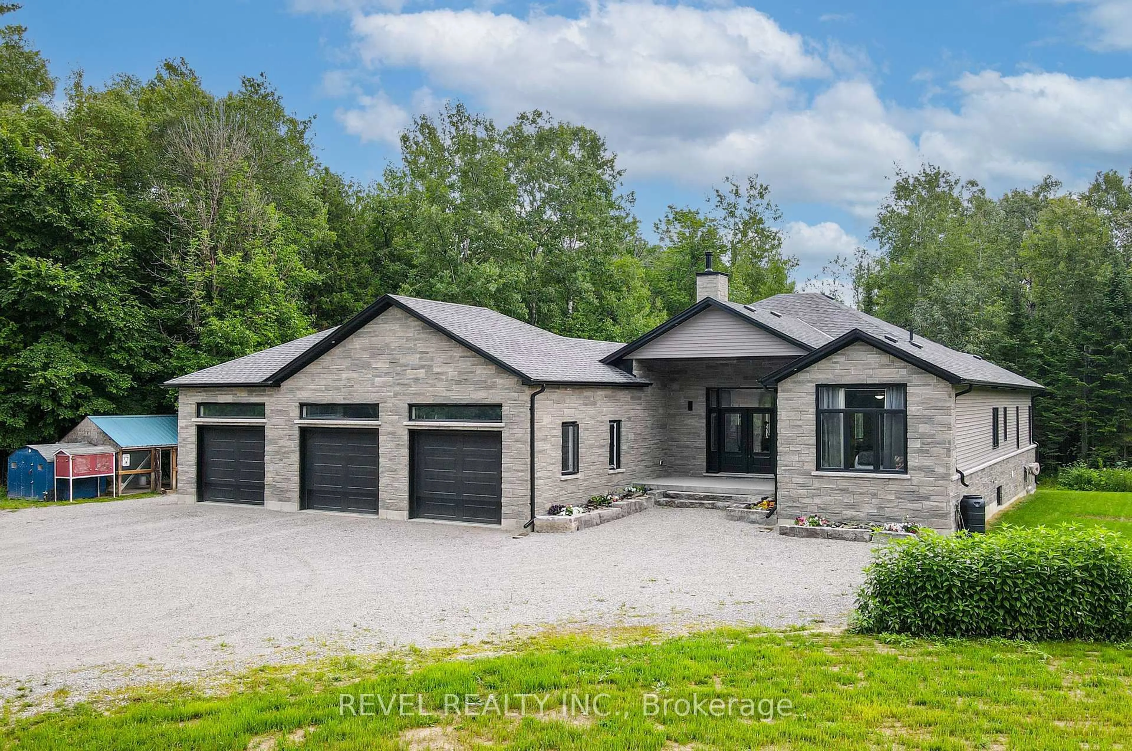 Home with brick exterior material, unknown for 99 Kagawong Rd, Kawartha Lakes Ontario K0M 1G0