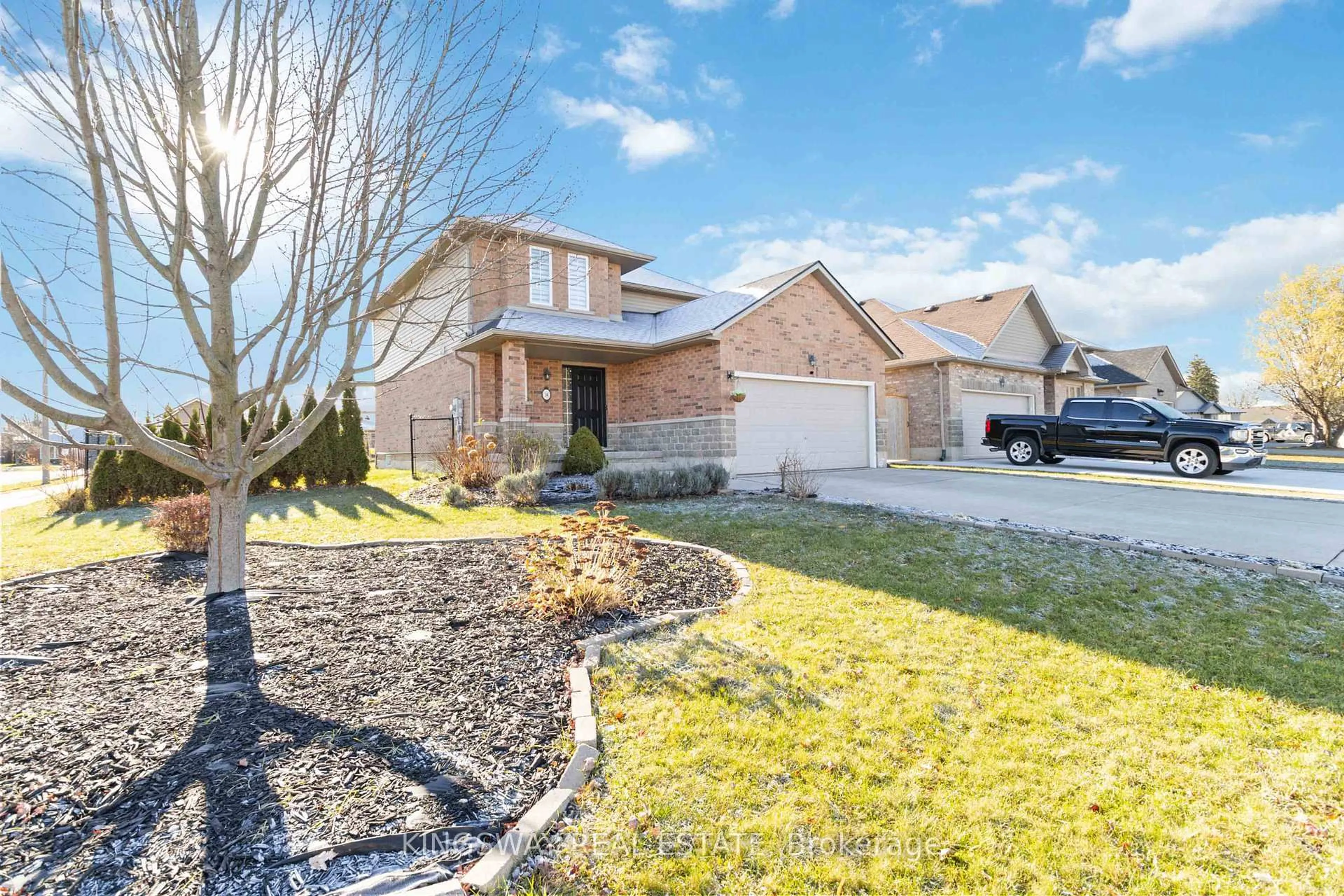 Home with brick exterior material, street for 14 Pike Creek Dr, Haldimand Ontario N0A 1E0