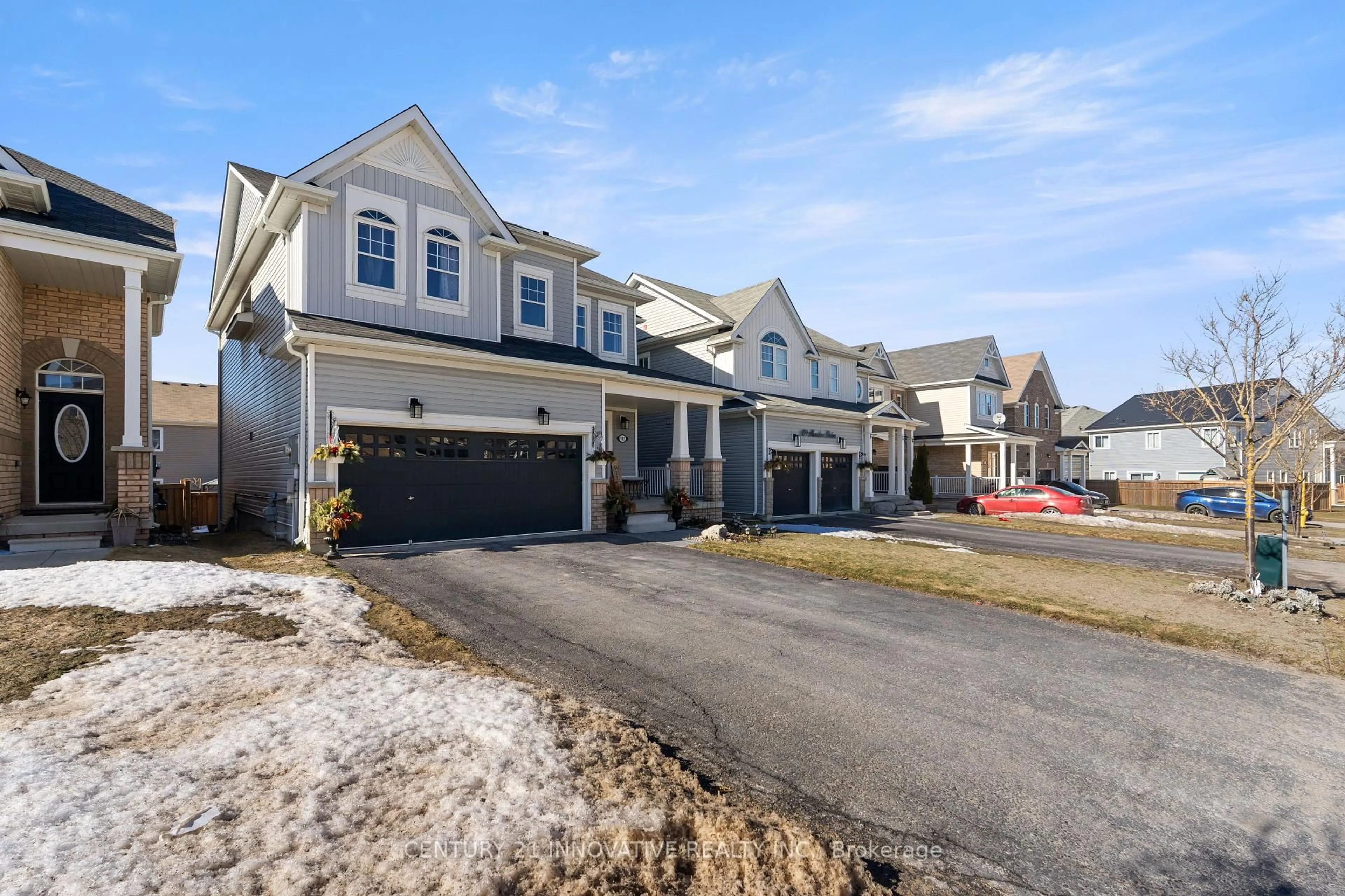 A pic from outside/outdoor area/front of a property/back of a property/a pic from drone, street for 113 Morden Dr, Shelburne Ontario L9V 3S4