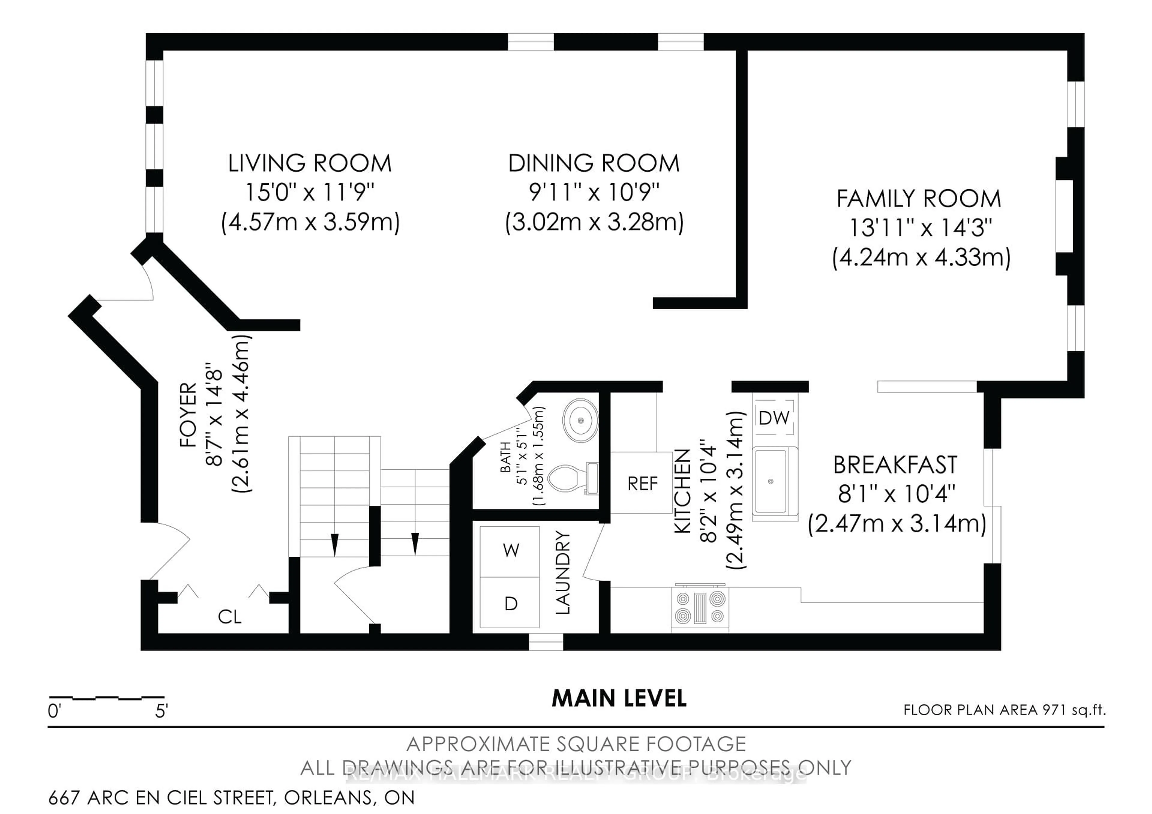 Floor plan for 667 Arc En Ciel St, Orleans Ontario K4A 3H8