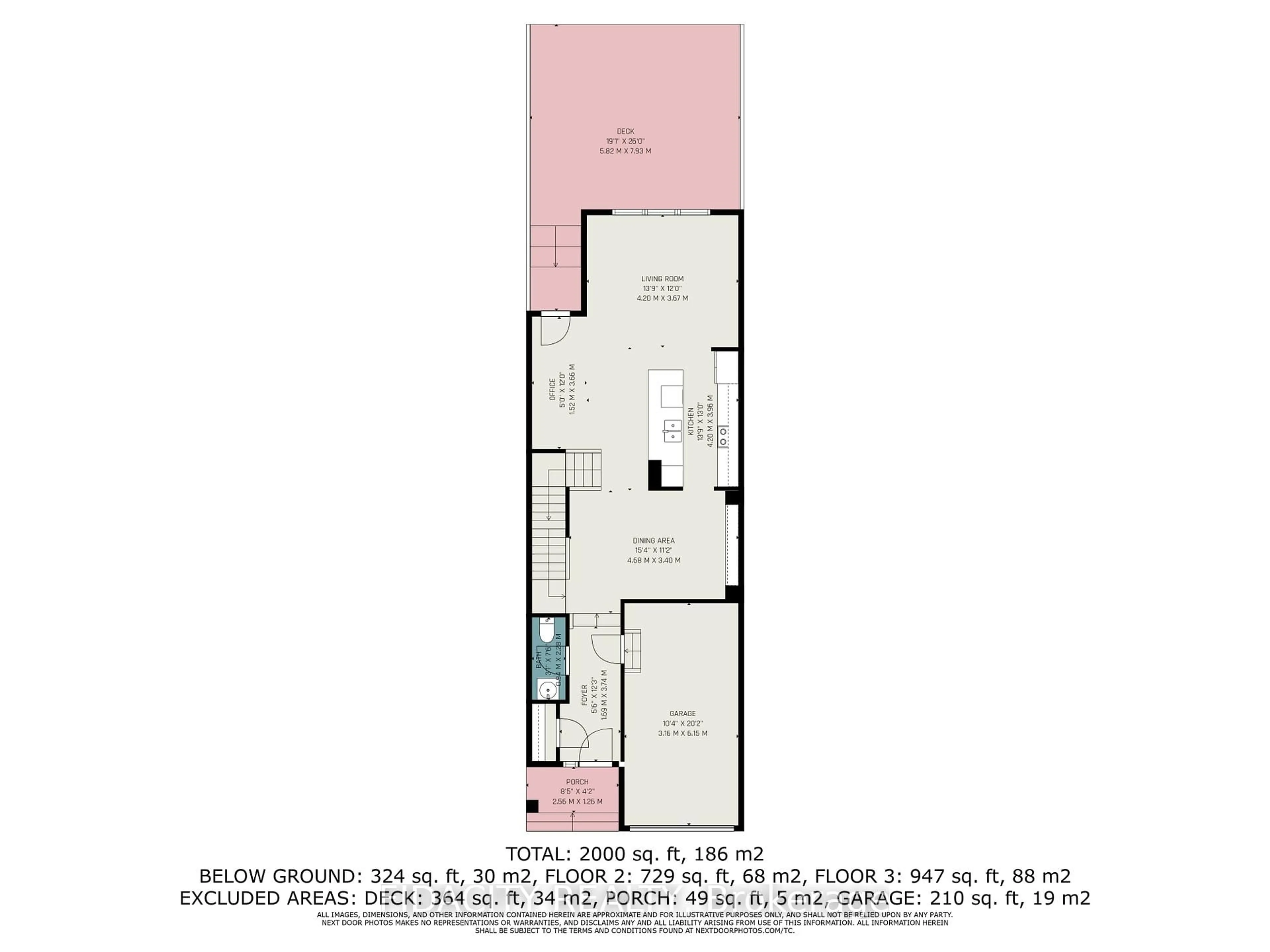 Floor plan for 118 Riddell St, Carleton Place Ontario K7C 0J8