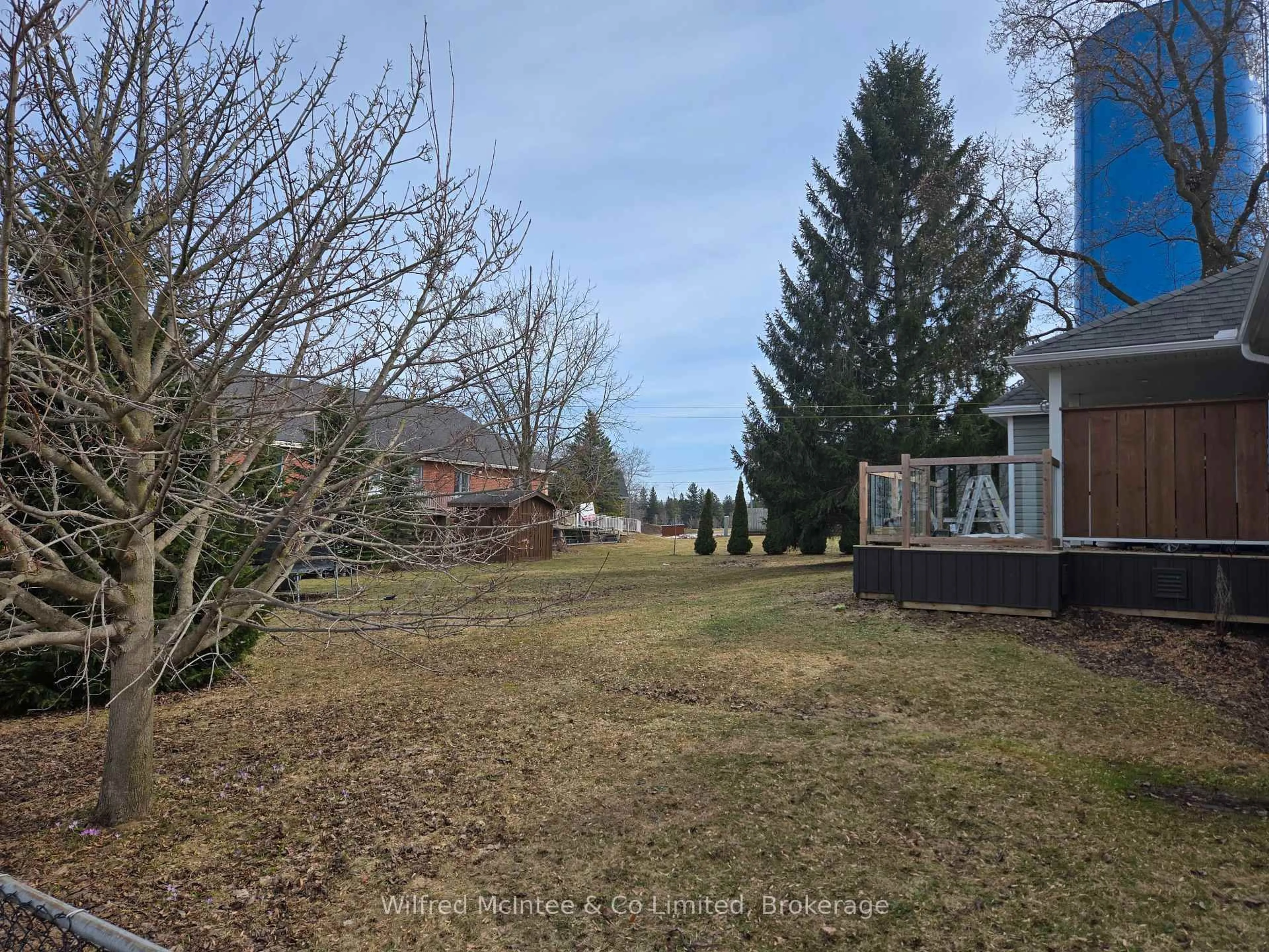 A pic from outside/outdoor area/front of a property/back of a property/a pic from drone, forest/trees view for 10 Wallace St, Brockton Ontario N0G 2V0