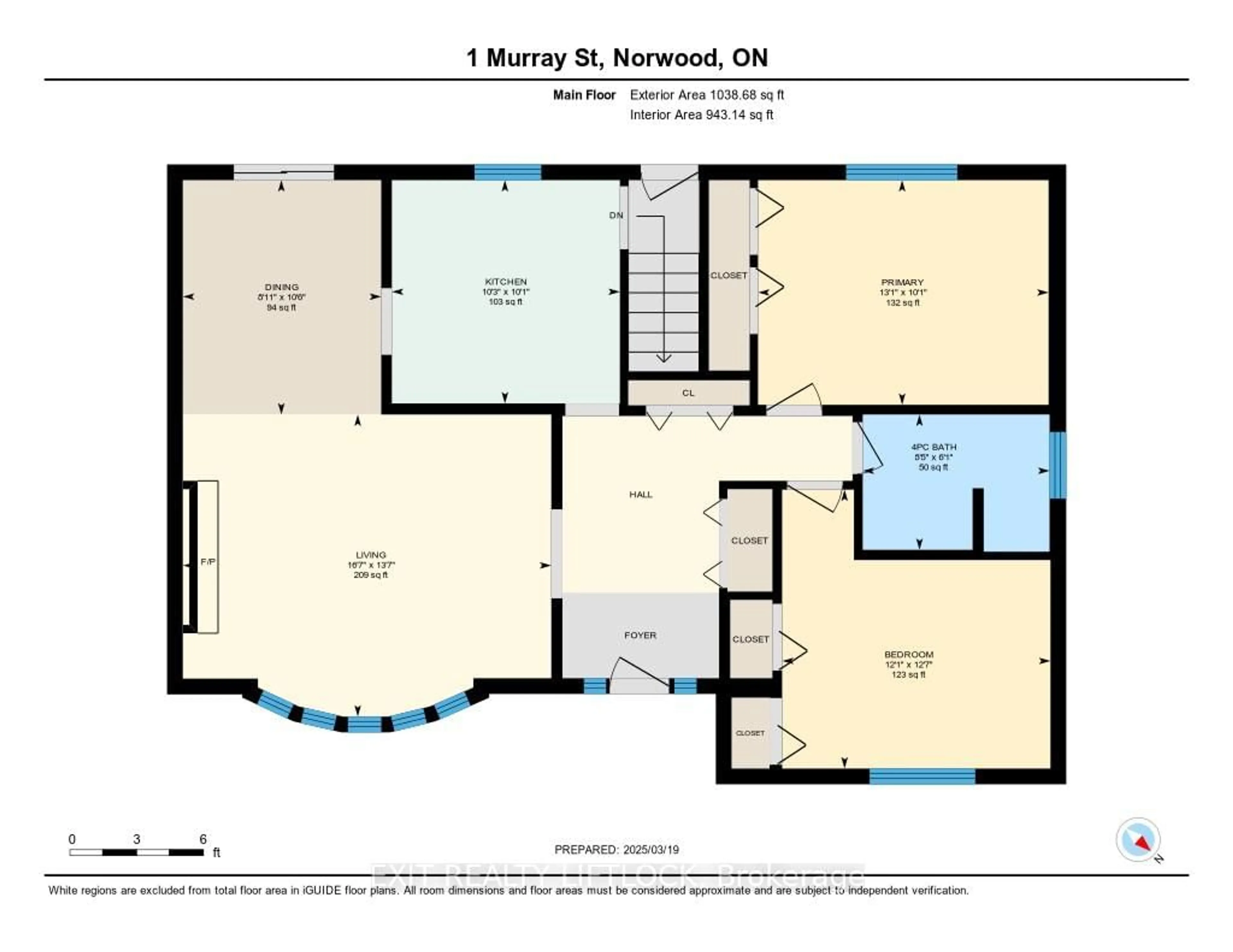 Floor plan for 1 Murray St, Asphodel-Norwood Ontario K0L 1V0