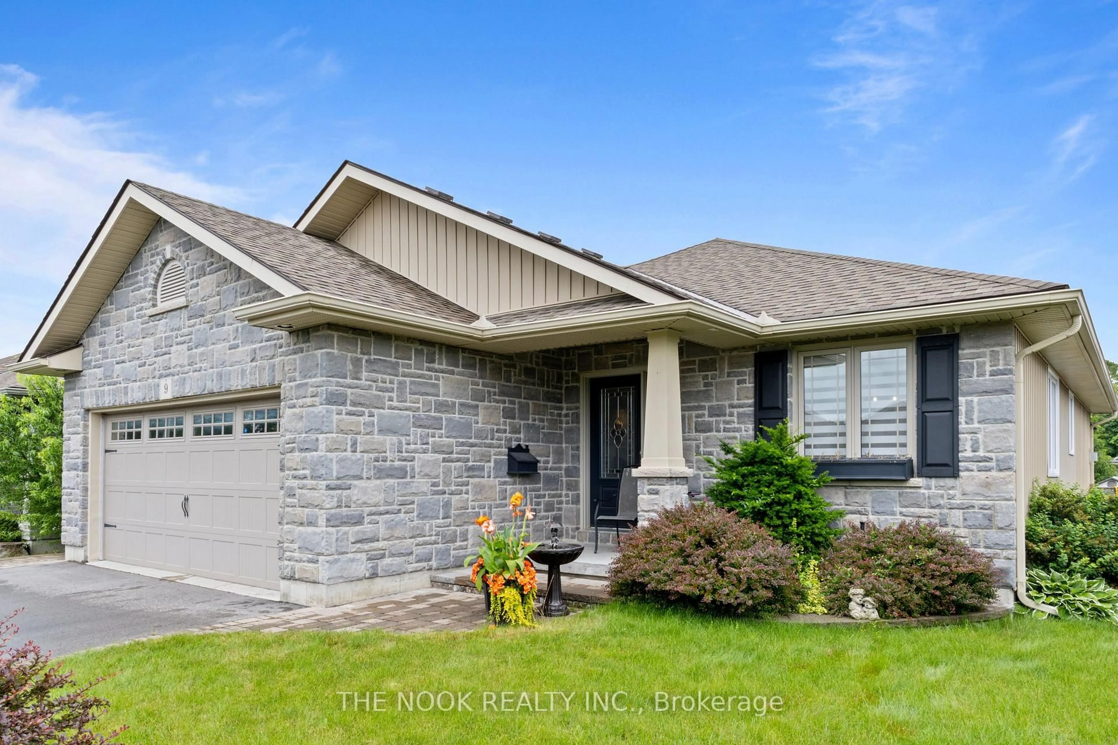 Home with brick exterior material, street for 9 Woodburn Dr, Quinte West Ontario K8V 0E1