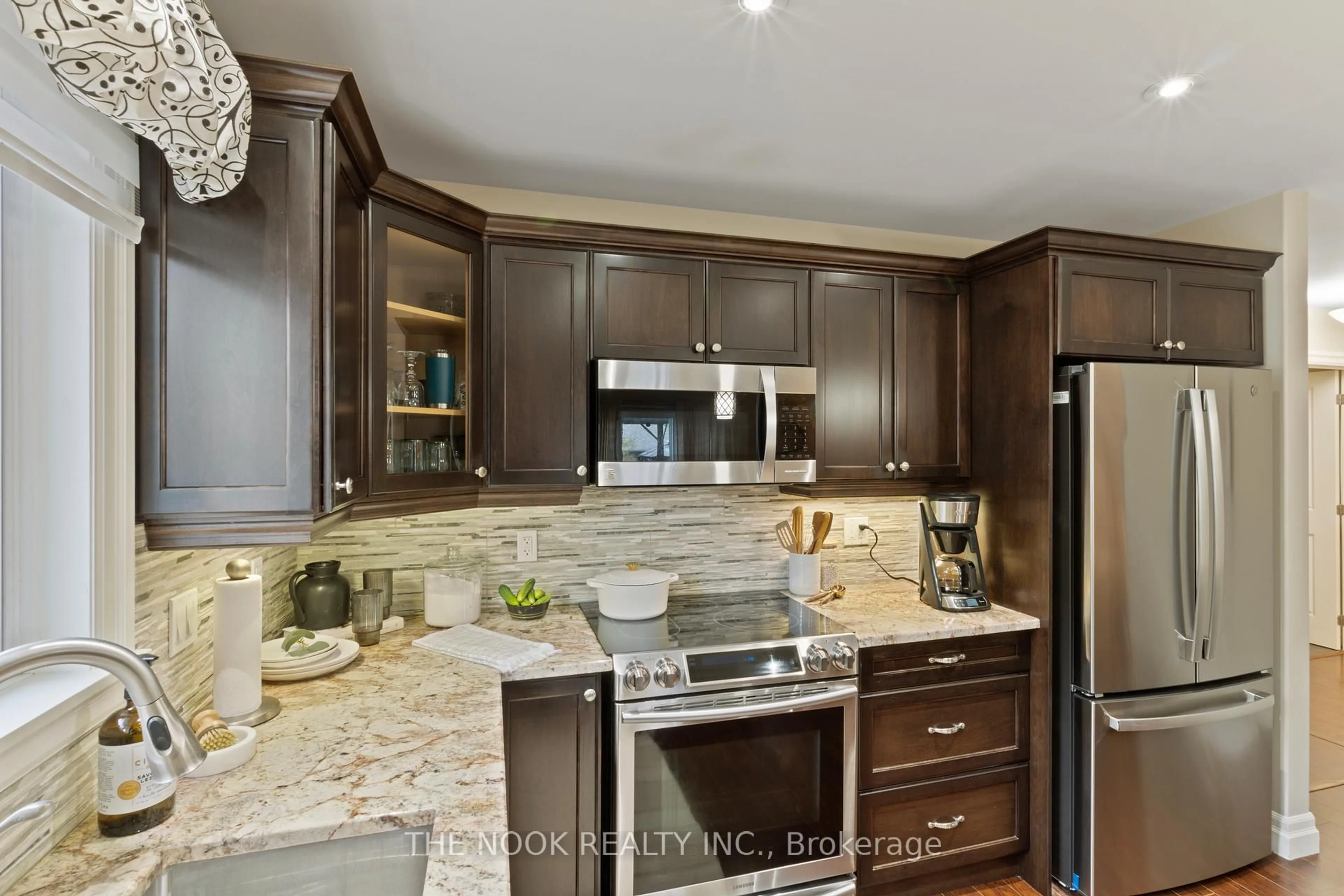 Contemporary kitchen, ceramic/tile floor for 9 Woodburn Dr, Quinte West Ontario K8V 0E1