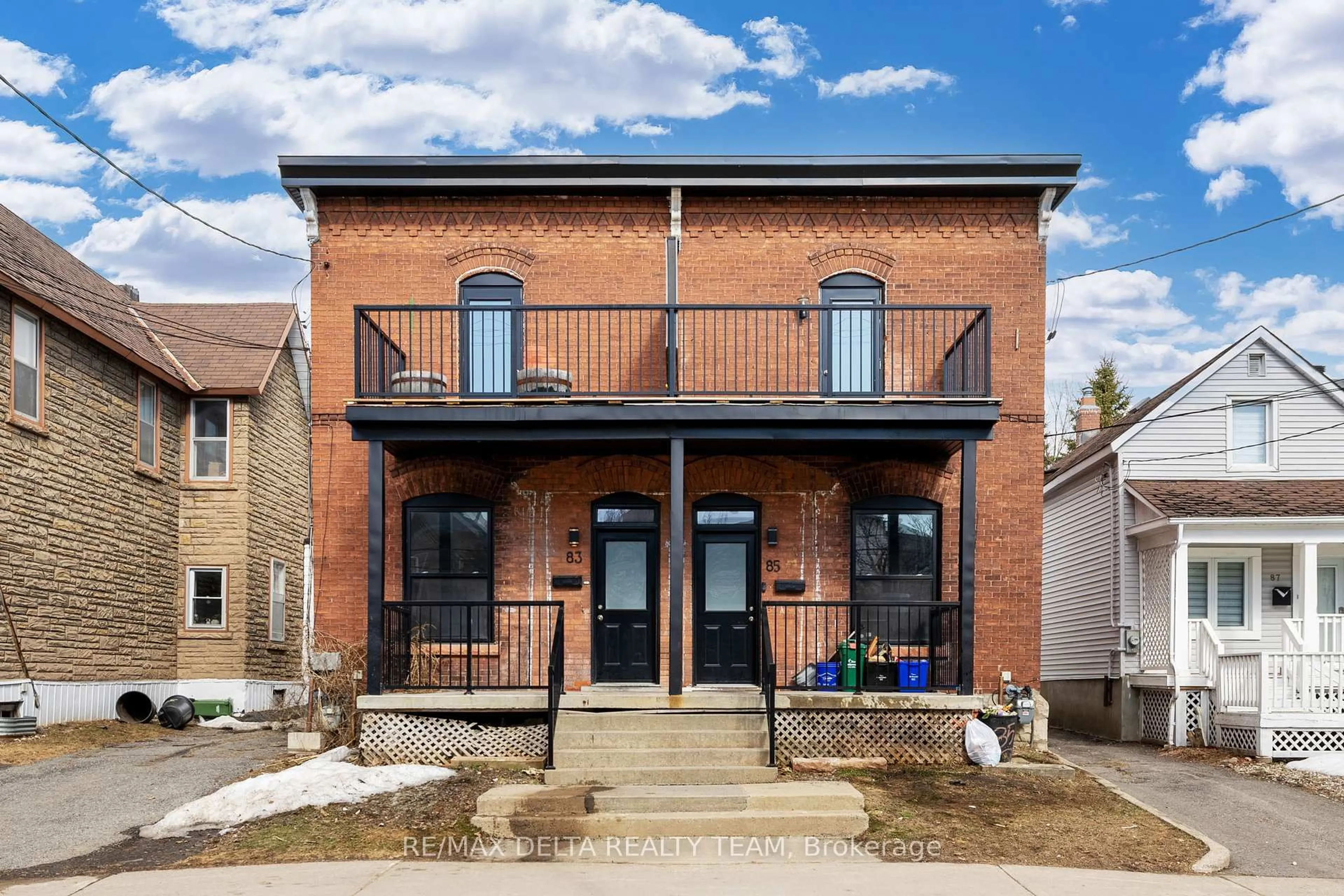 Home with brick exterior material, street for 83-85 Lebreton St, Ottawa Ontario K1R 7H3