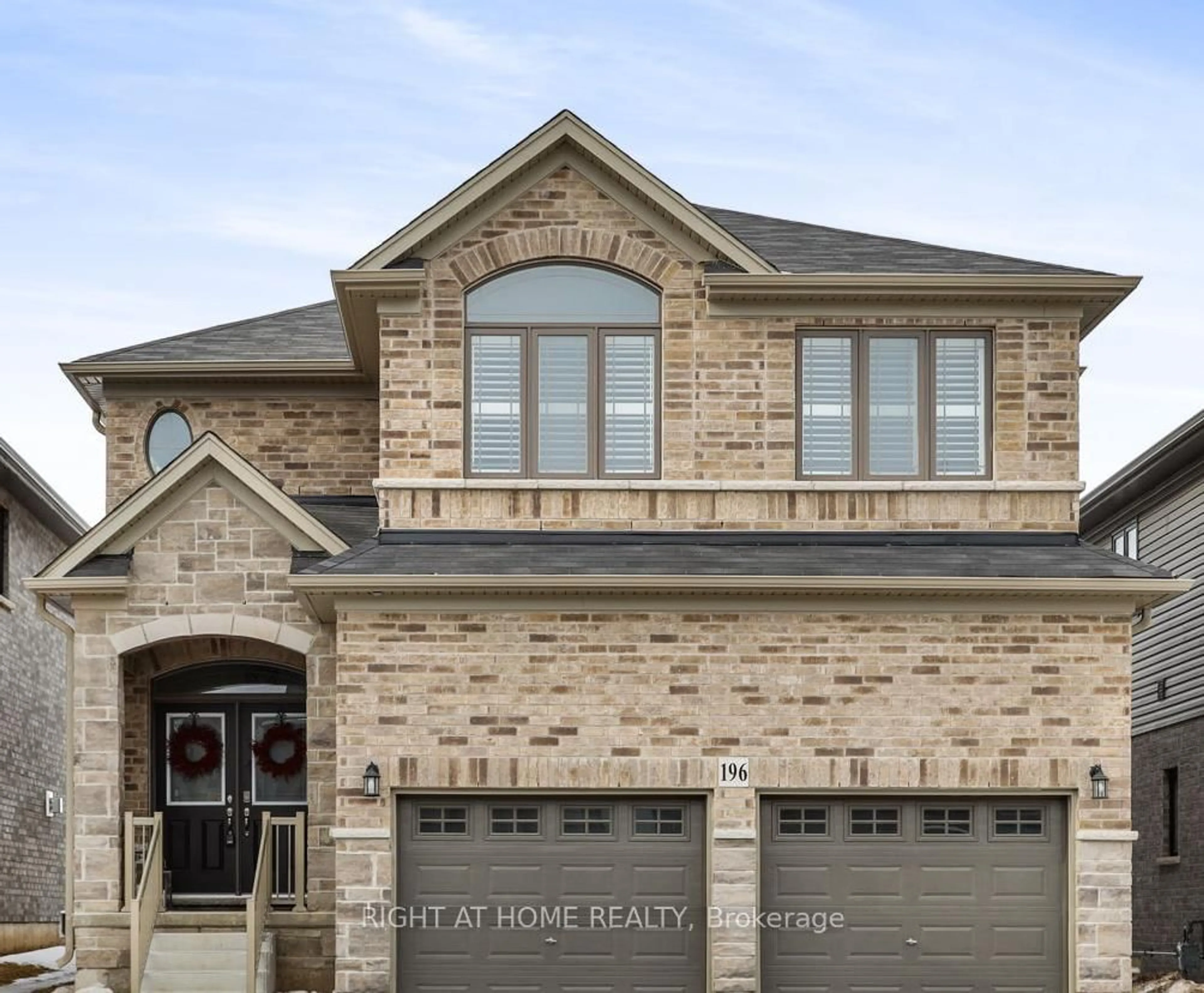 Home with brick exterior material, street for 196 Longboat Ru, Brantford Ontario N3T 0T1