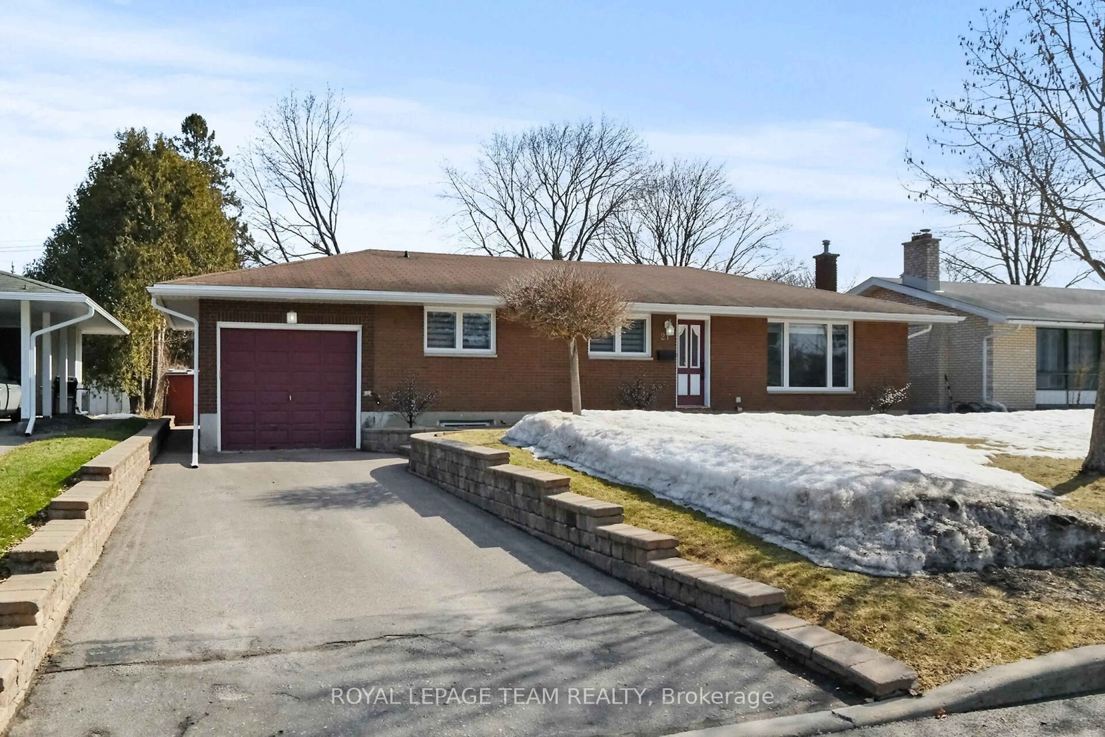 Home with brick exterior material, street for 21 Harrison St, Ottawa Ontario K2H 7N4