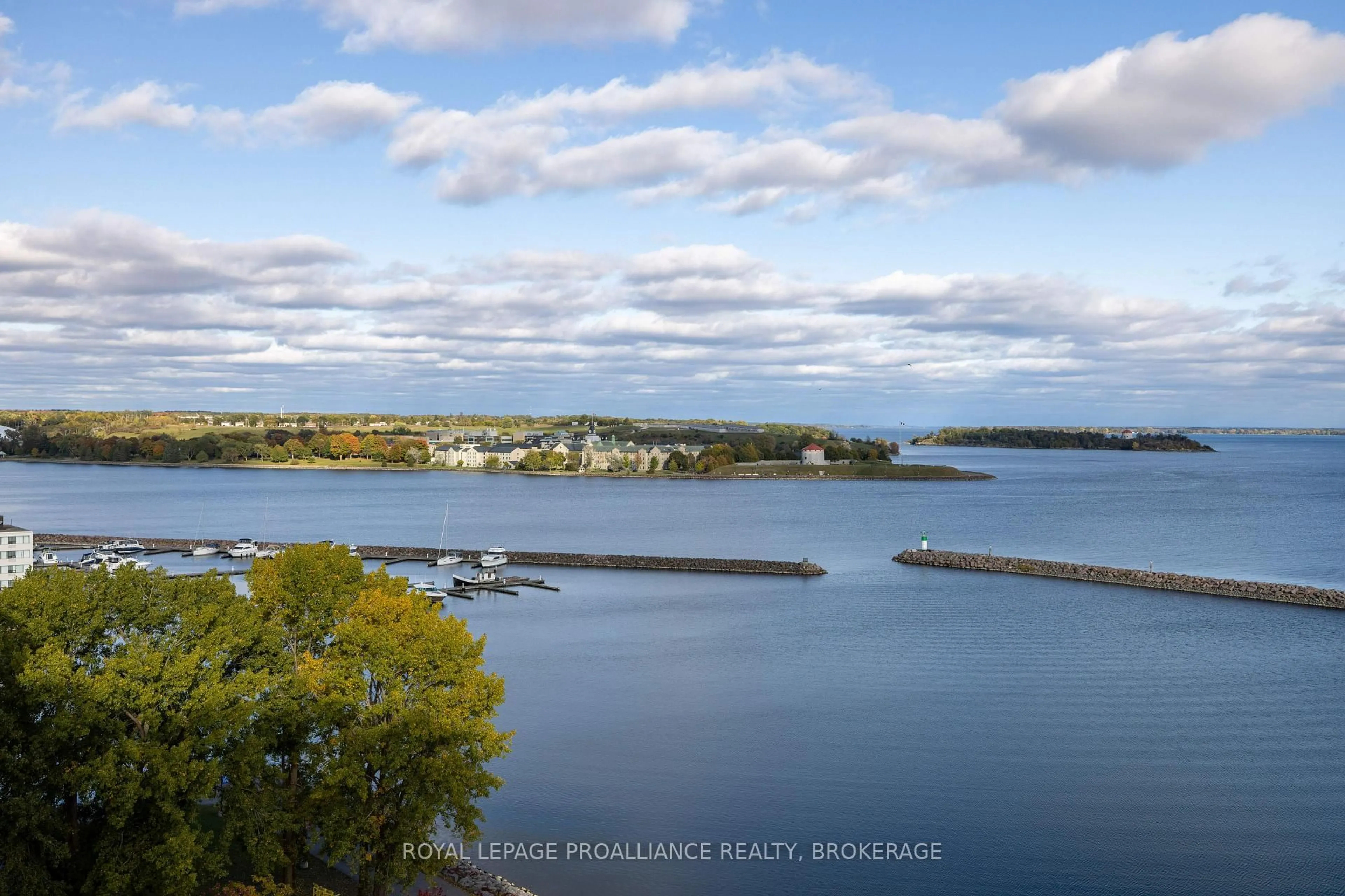 A pic from outside/outdoor area/front of a property/back of a property/a pic from drone, water/lake/river/ocean view for 5 Gore St #203, Kingston Ontario K7L 0A1