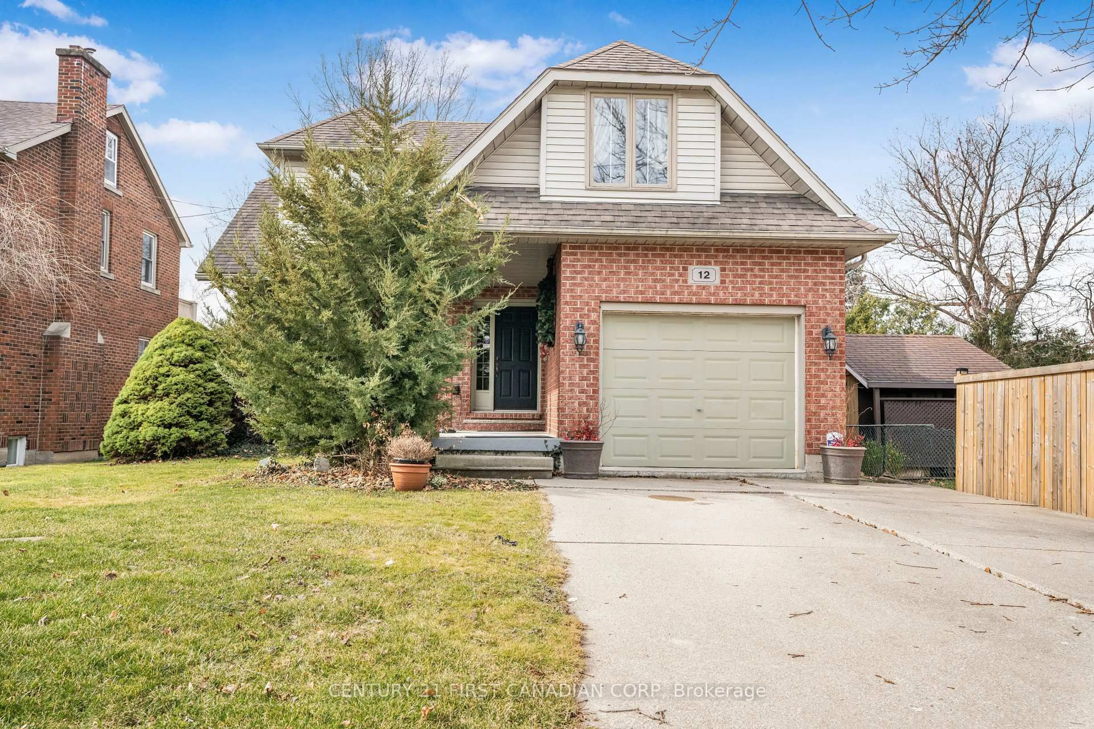 Home with brick exterior material, street for 12 Phyllis Ave, Chatham-Kent Ontario N7M 3C1