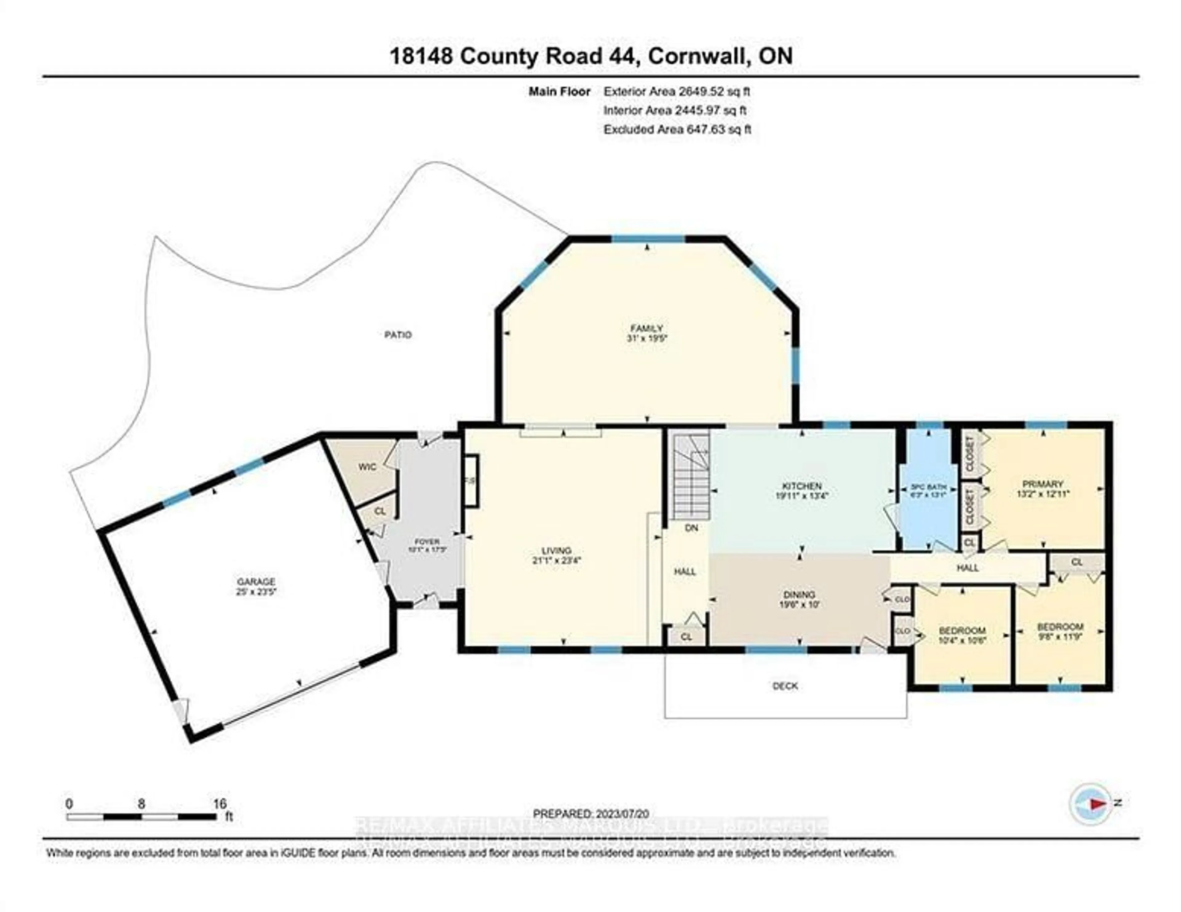 Floor plan for 18148 Headline Rd, South Glengarry Ontario K0C 1P0