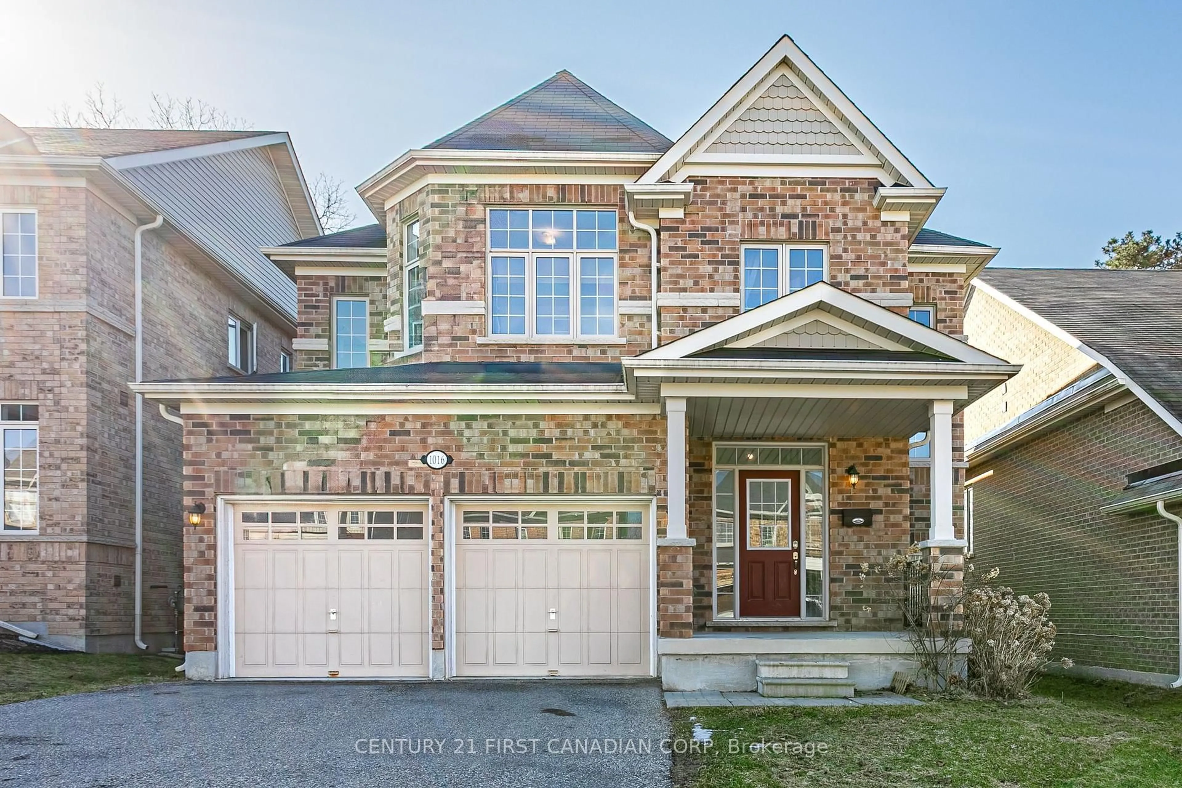 Home with brick exterior material, street for 1016 Upper Thames Dr, Woodstock Ontario N4S 7W2